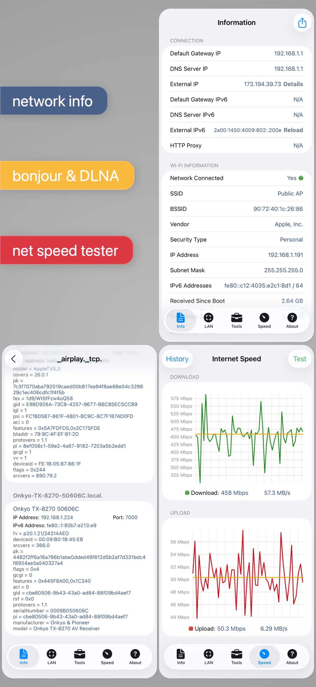 Network Analyzer Pro app store screenshot 3 — Unknown (iOS)