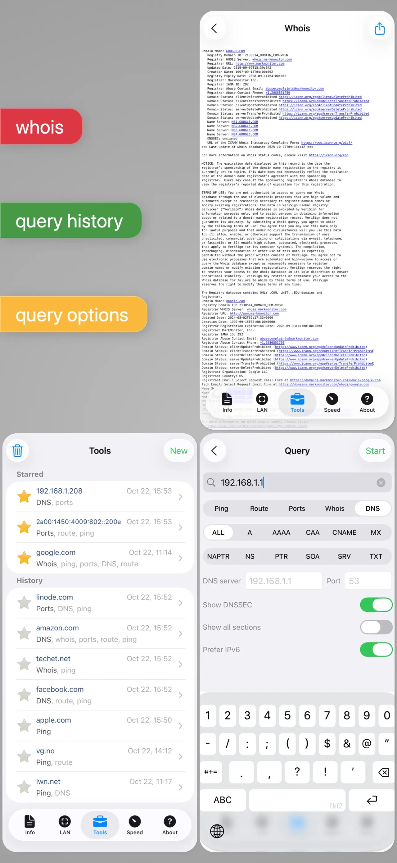 Network Analyzer Pro app store screenshot 5 — Unknown (iOS)