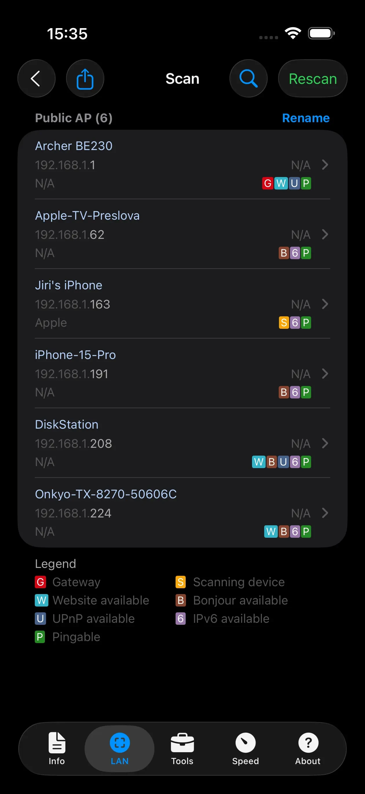 Network Analyzer Pro app store screenshot 6 — Unknown (iOS)