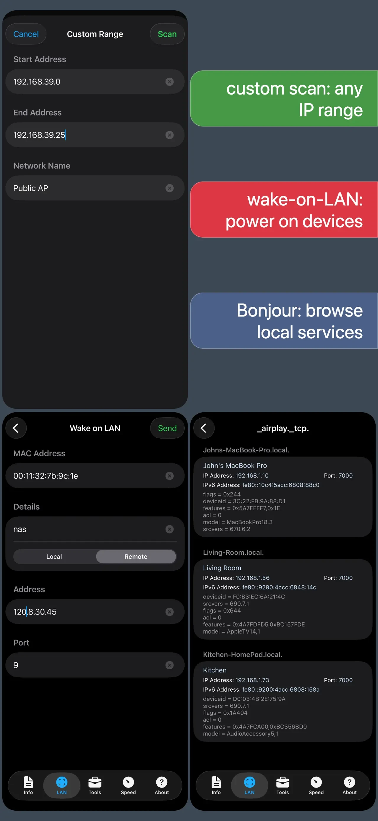 Network Analyzer Pro: IP Tools app store screenshot 2 — Unknown (iOS)