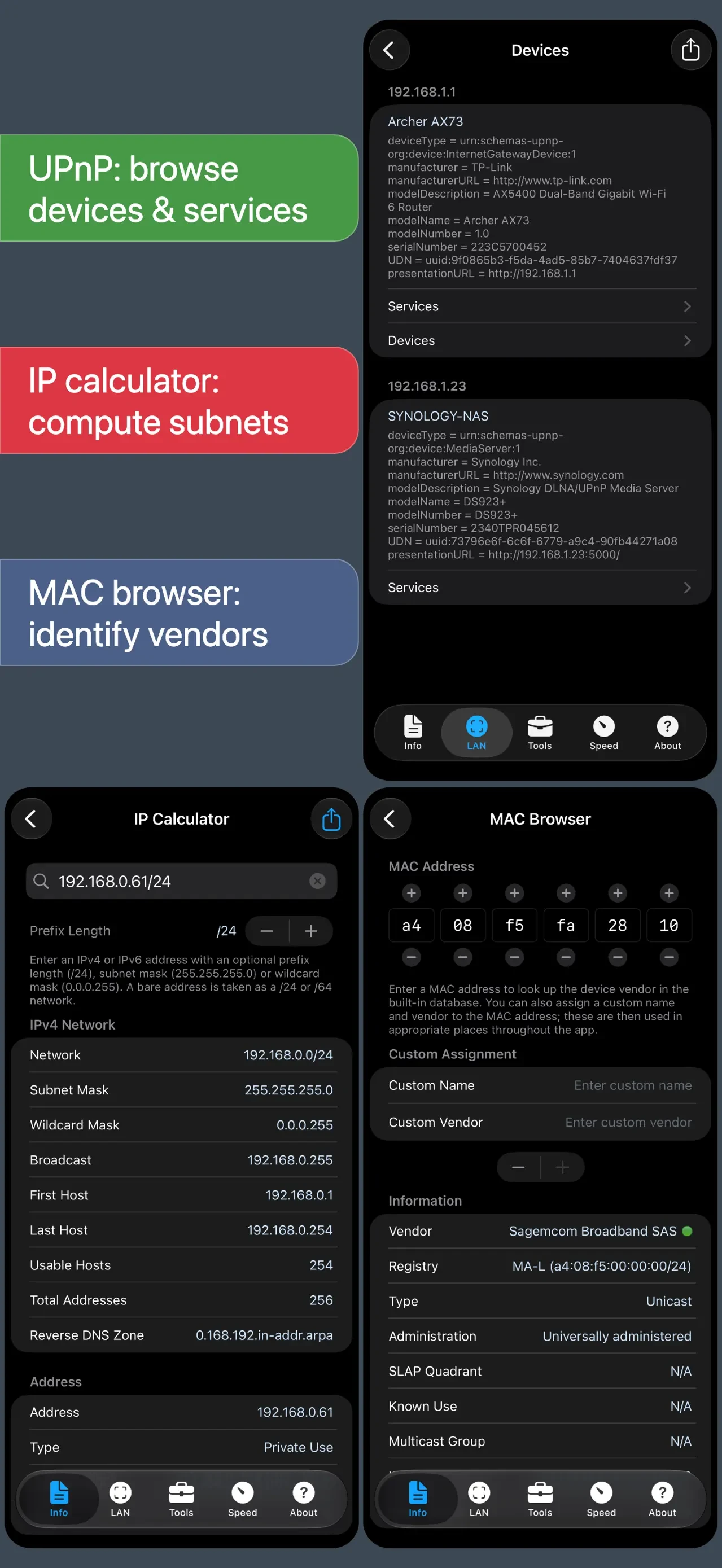 Network Analyzer Pro: IP Tools app store screenshot 3 — Unknown (iOS)
