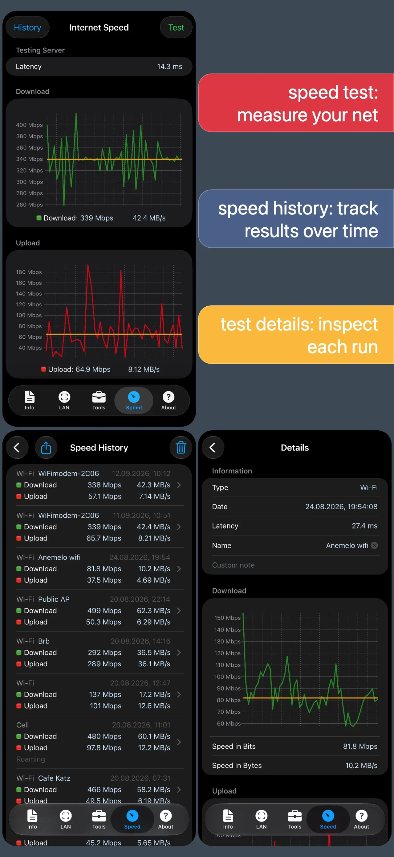 Network Analyzer Pro: IP Tools app store screenshot 4 — Unknown (iOS)