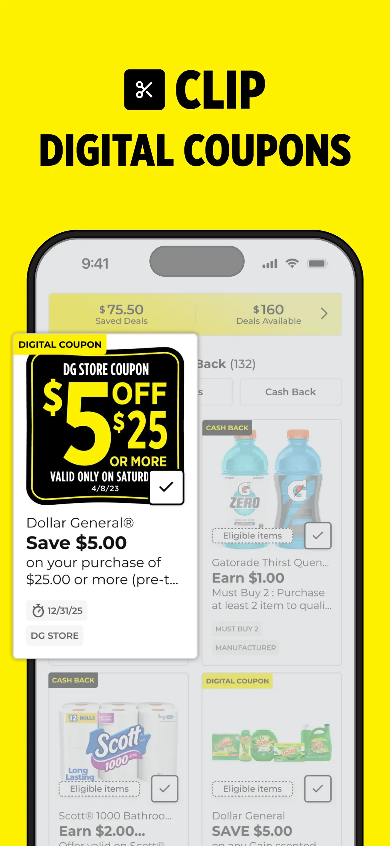 Dollar General-Digital Coupons app store screenshot 3 — Shopping (iOS)