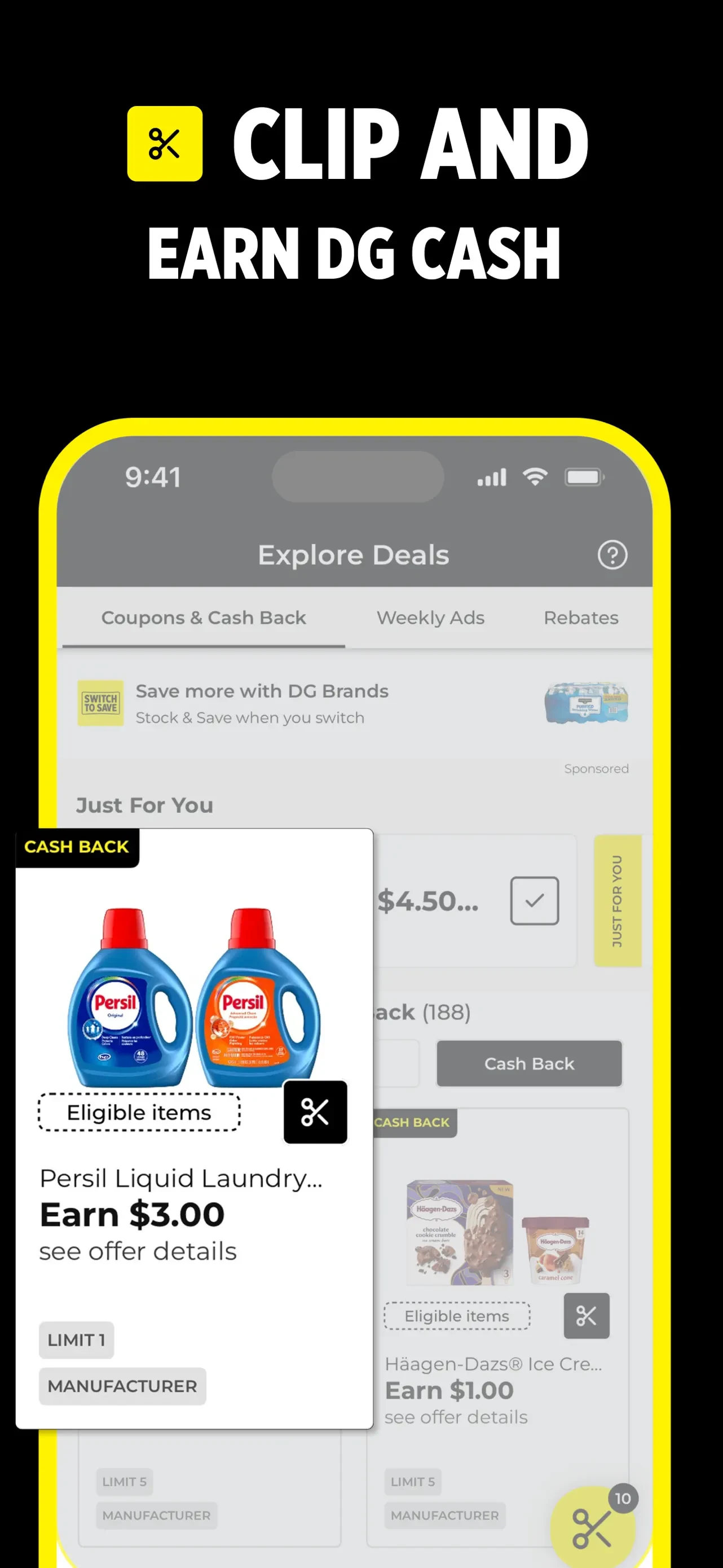 Dollar General-Digital Coupons app store screenshot 4 — Shopping (iOS)