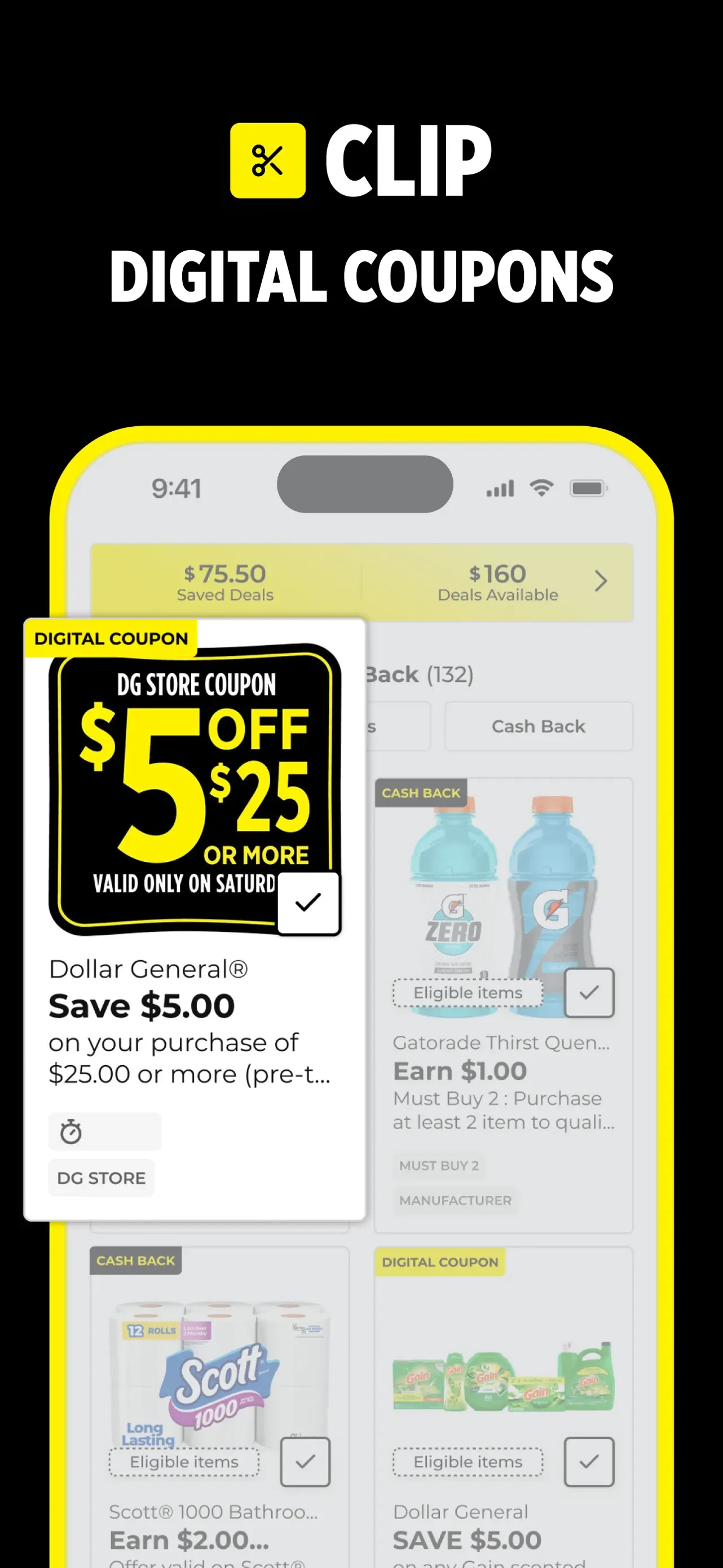 Dollar General-Digital Coupons app store screenshot 3 — Shopping (iOS)