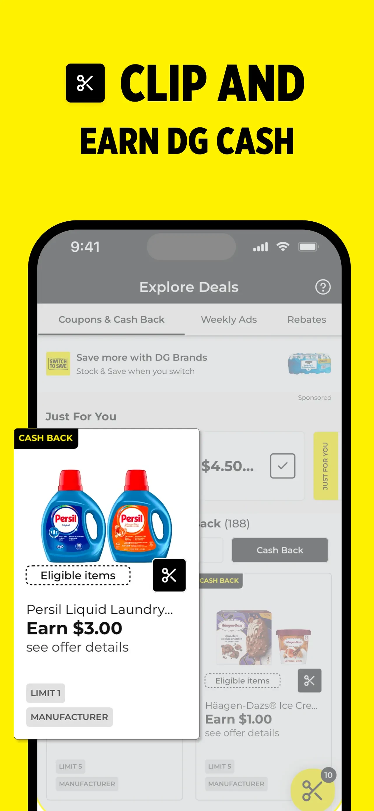 Dollar General-Digital Coupons app store screenshot 4 — Shopping (iOS)