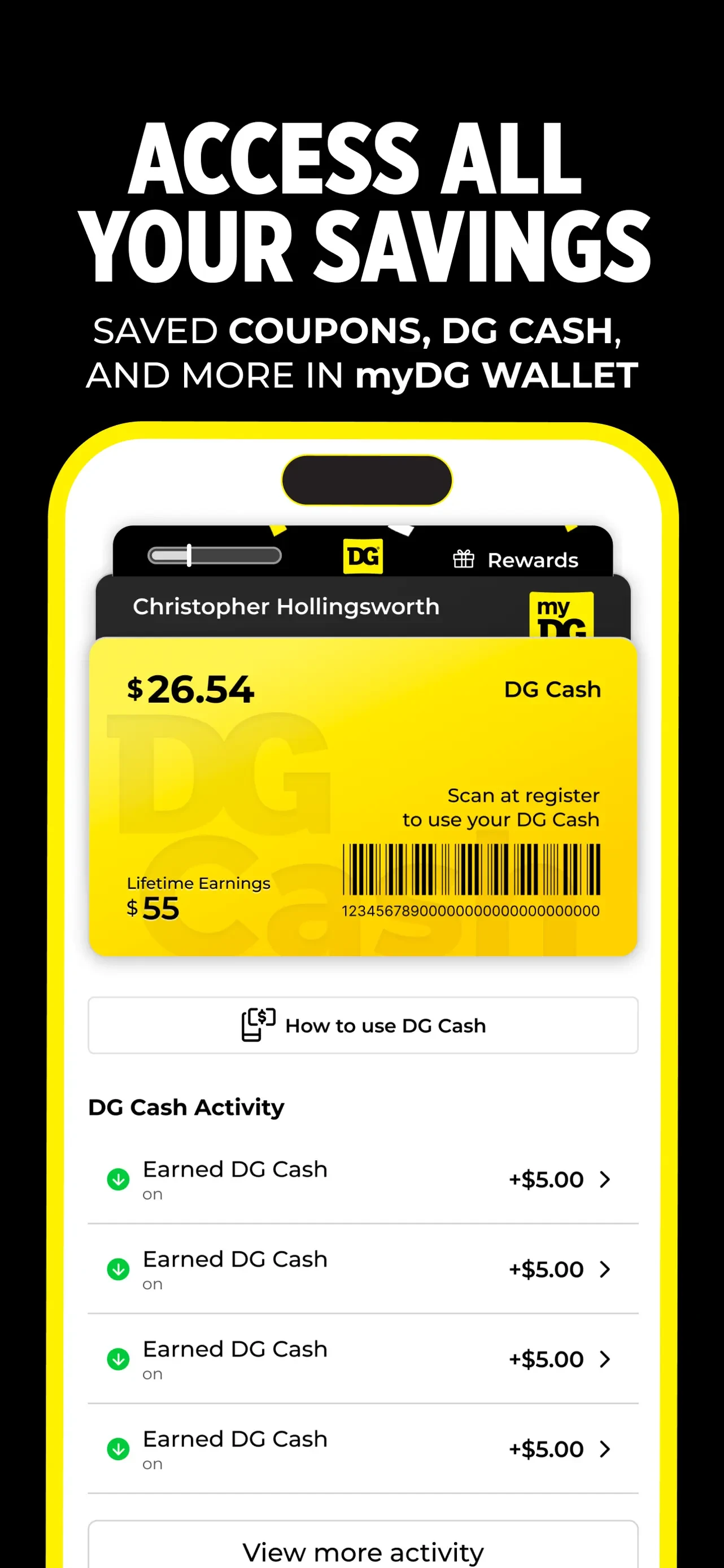 Dollar General-Digital Coupons app store screenshot 5 — Shopping (iOS)