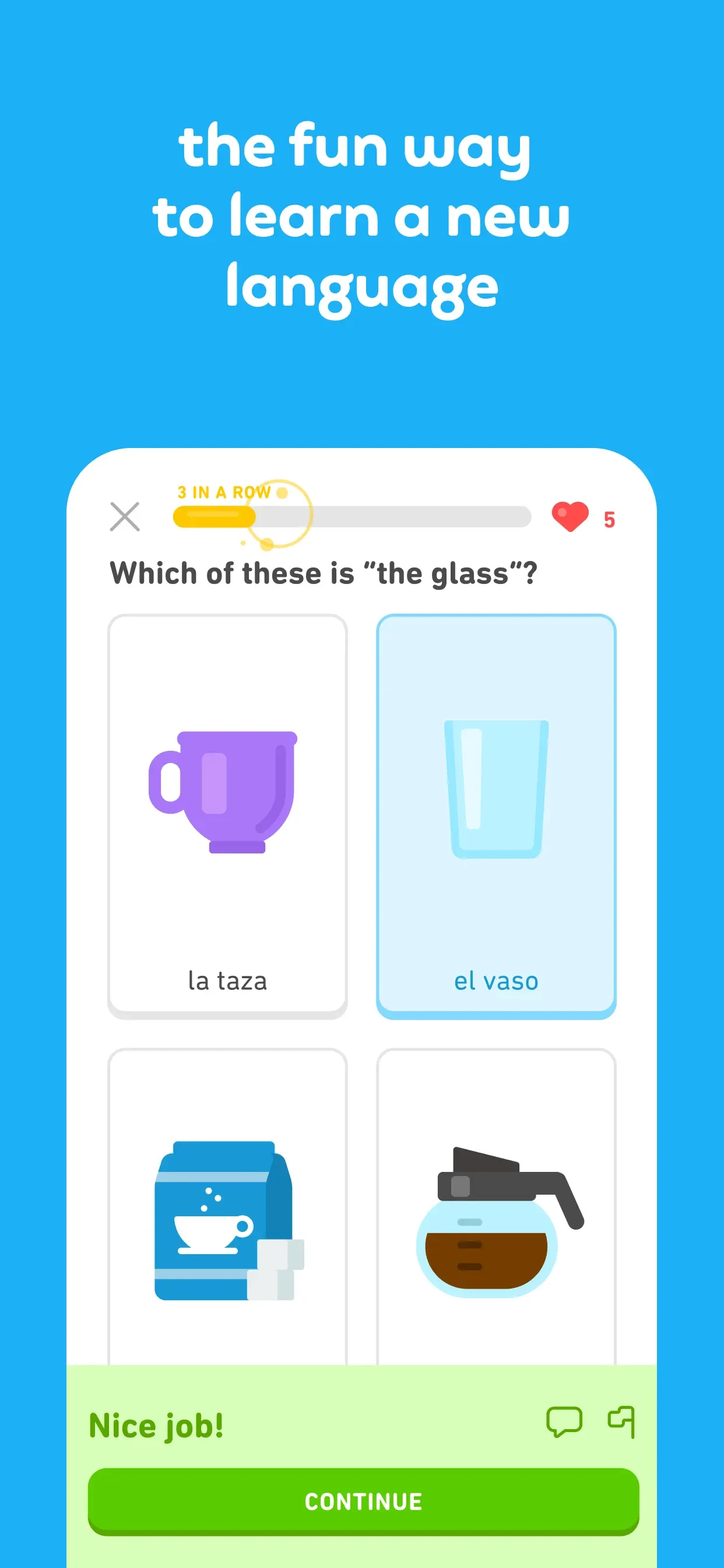 Duolingo - Language Lessons app store screenshot 2 — Education (iOS)