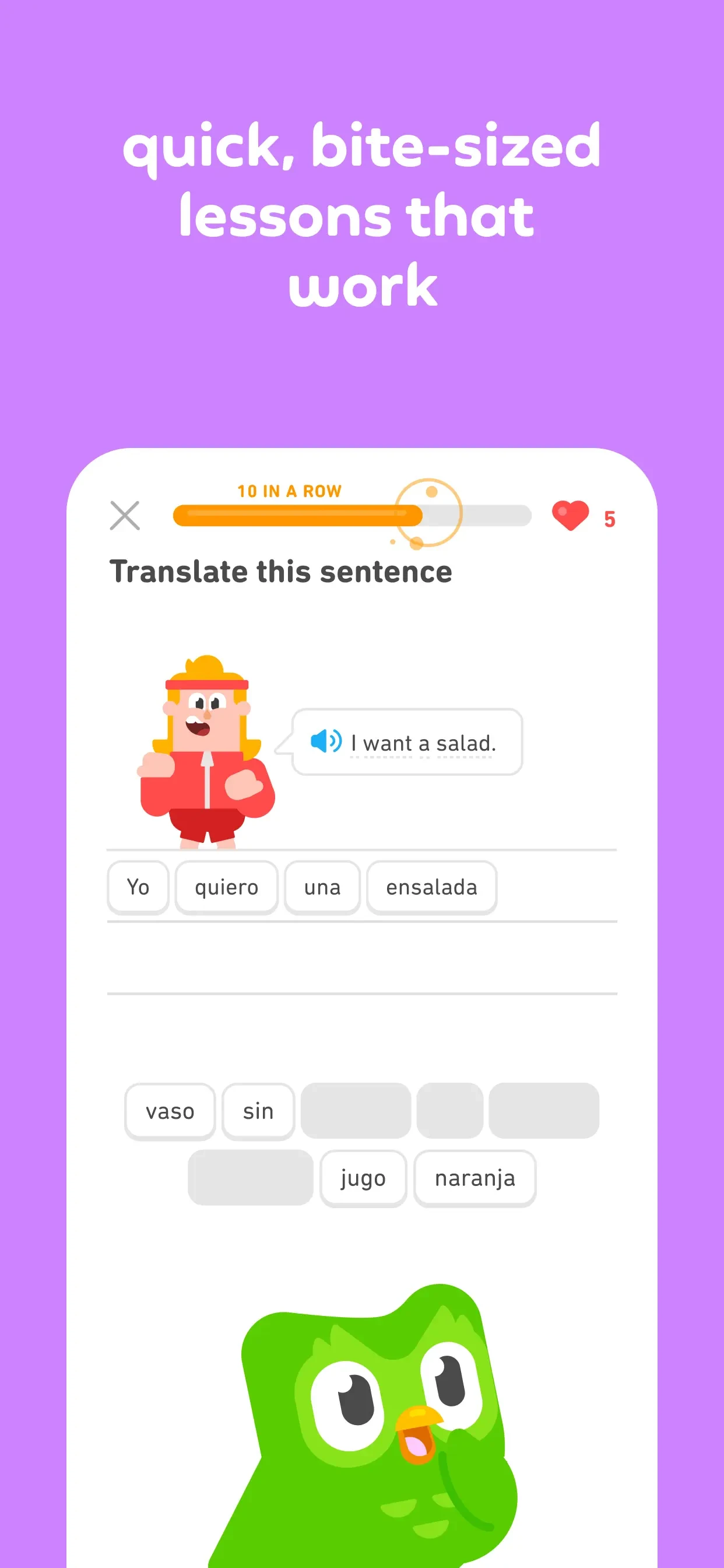 Duolingo - Language Lessons app store screenshot 3 — Education (iOS)