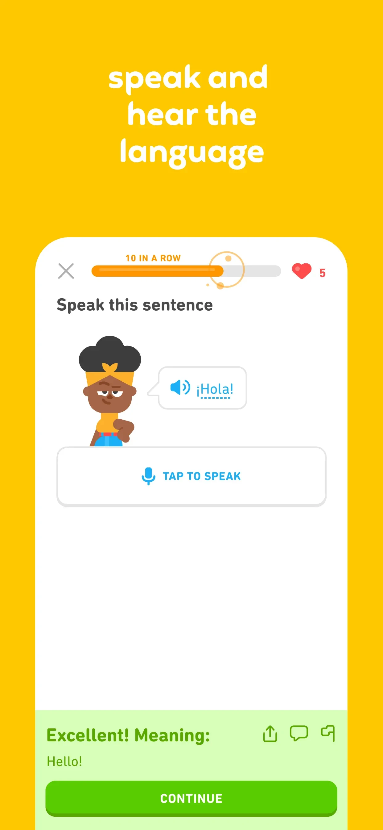 Duolingo - Language Lessons app store screenshot 4 — Education (iOS)