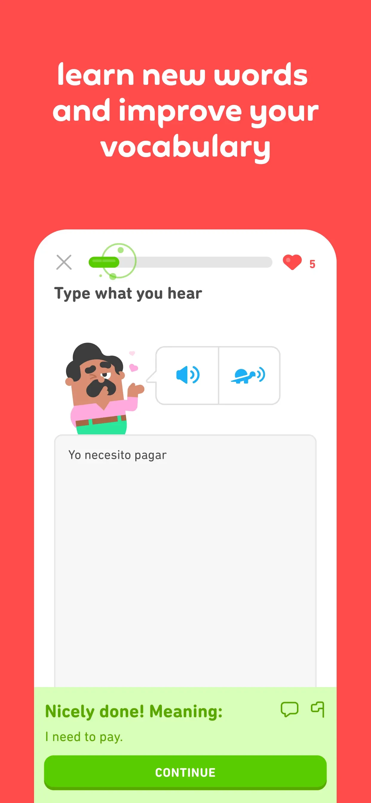 Duolingo - Language Lessons app store screenshot 5 — Education (iOS)