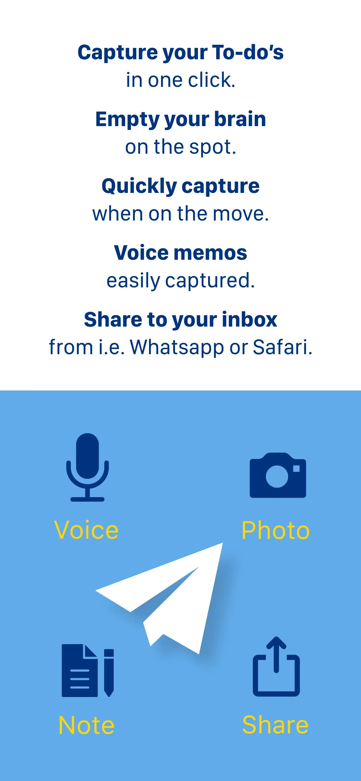 Braintoss app store screenshot 2 — Unknown (iOS)