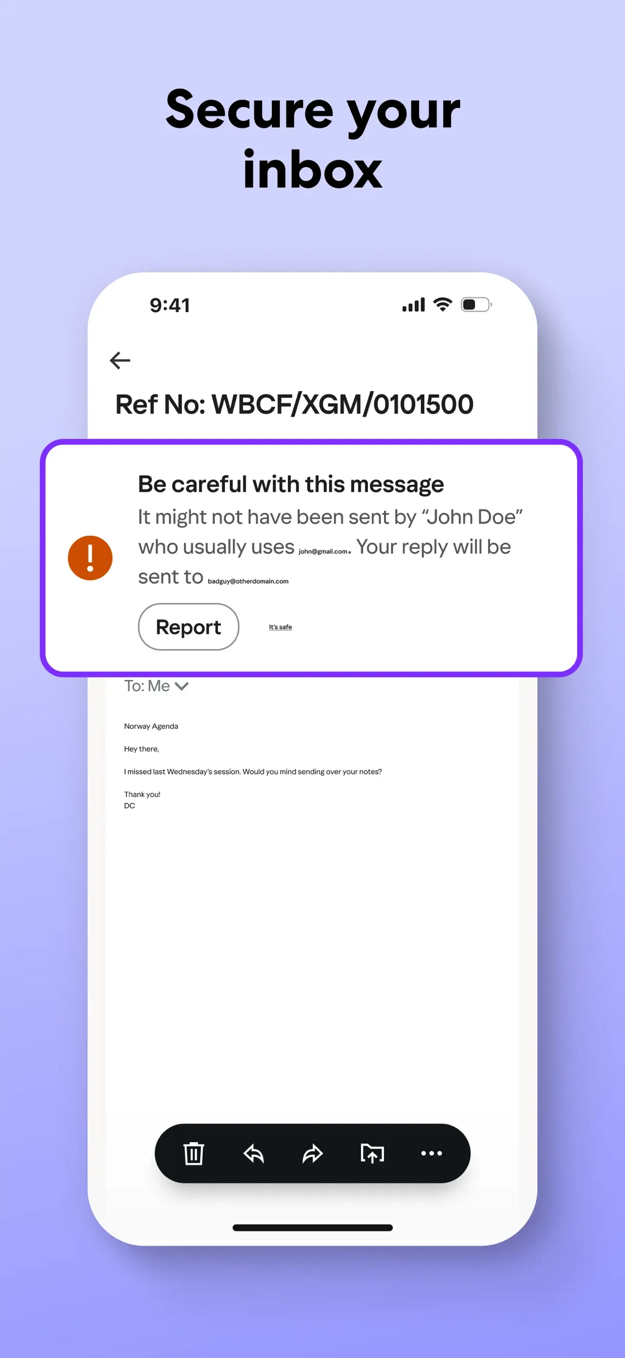 Yahoo Mail: Your Email & Inbox app store screenshot 7 — Productivity (iOS)