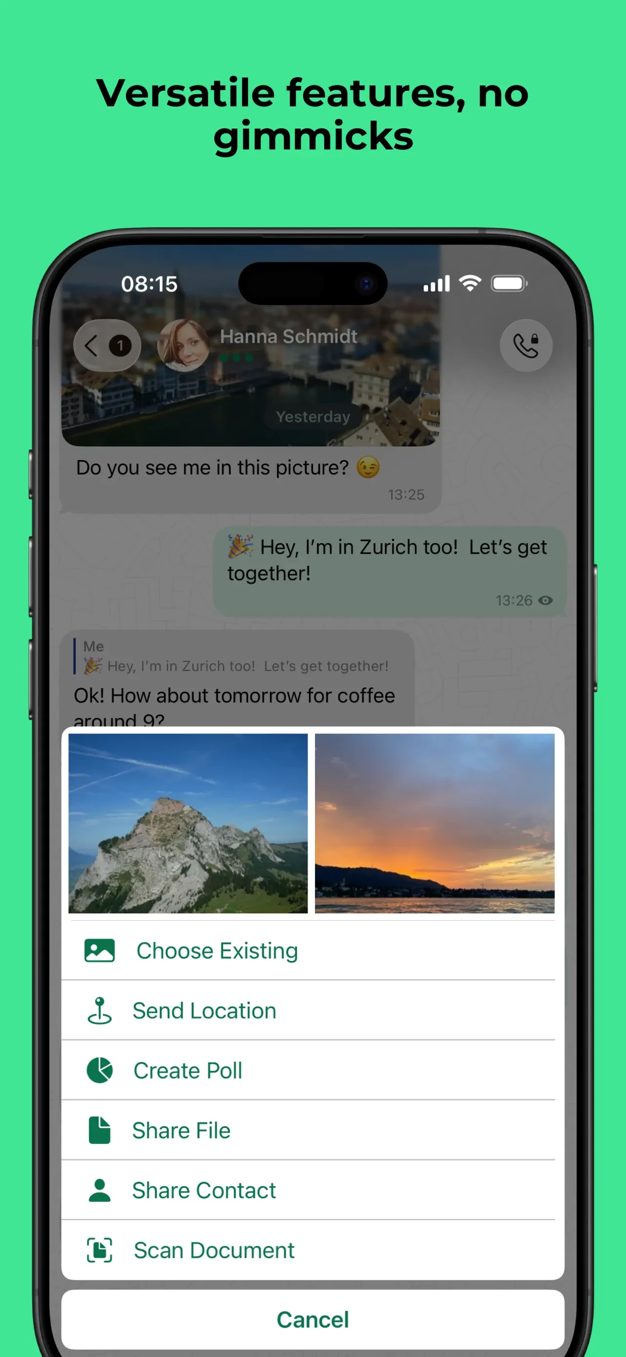Threema. The Secure Messenger app store screenshot 2 — Social Networking (iOS)