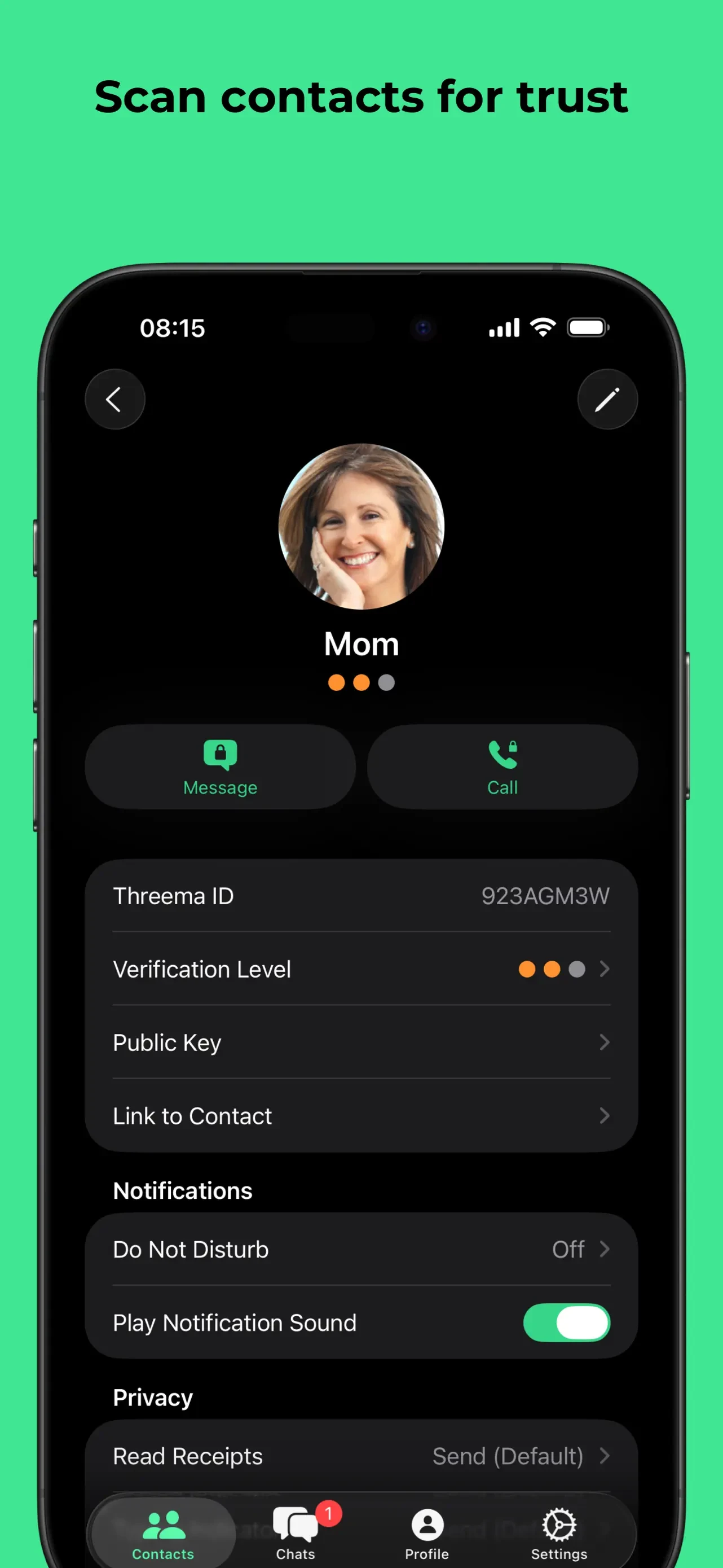 Threema. The Secure Messenger app store screenshot 6 — Social Networking (iOS)