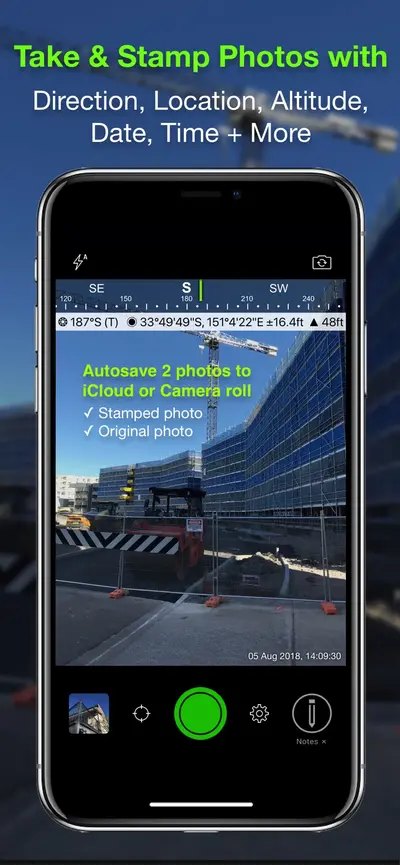 Solocator - GPS Field Camera app store screenshot 1 — Navigation (iOS)