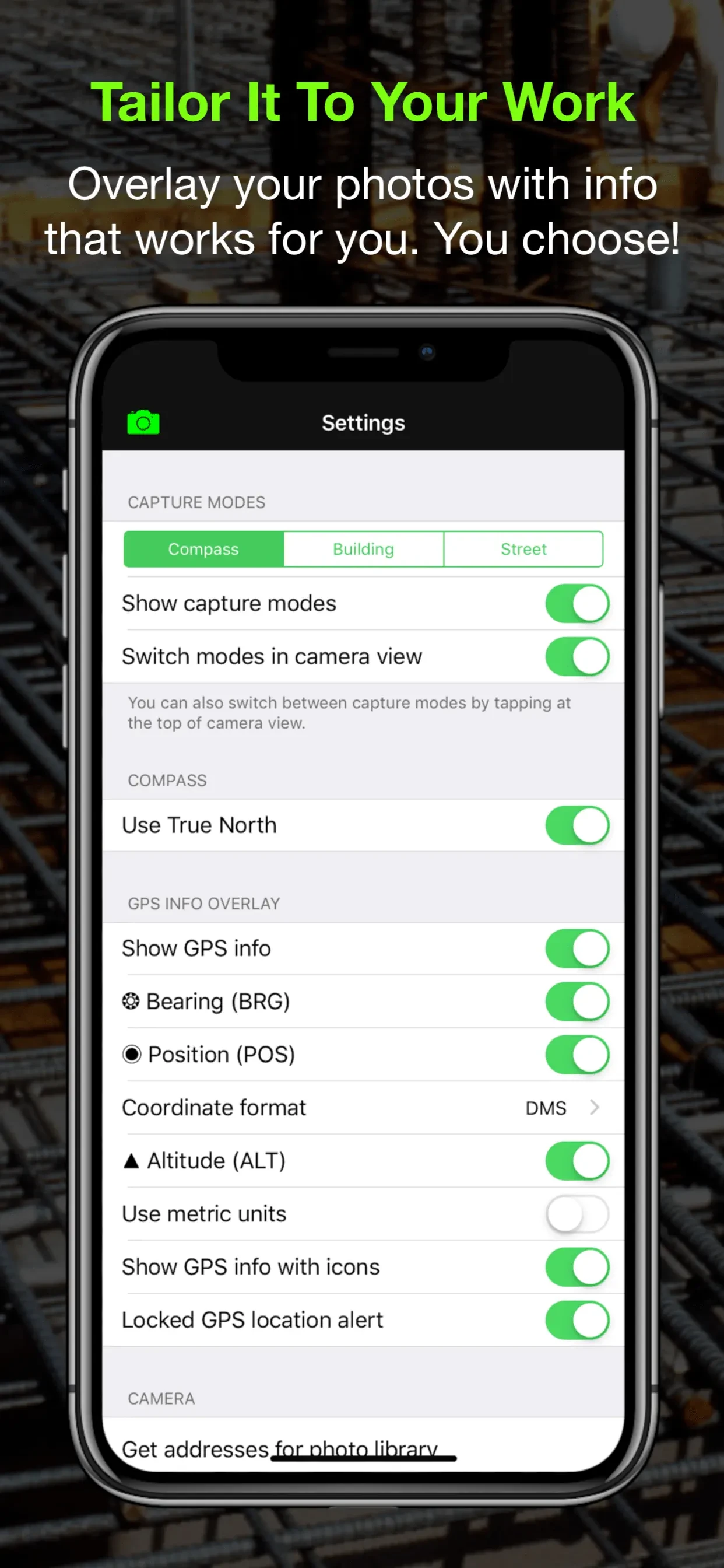 Solocator - GPS Field Camera app store screenshot 3 — Navigation (iOS)