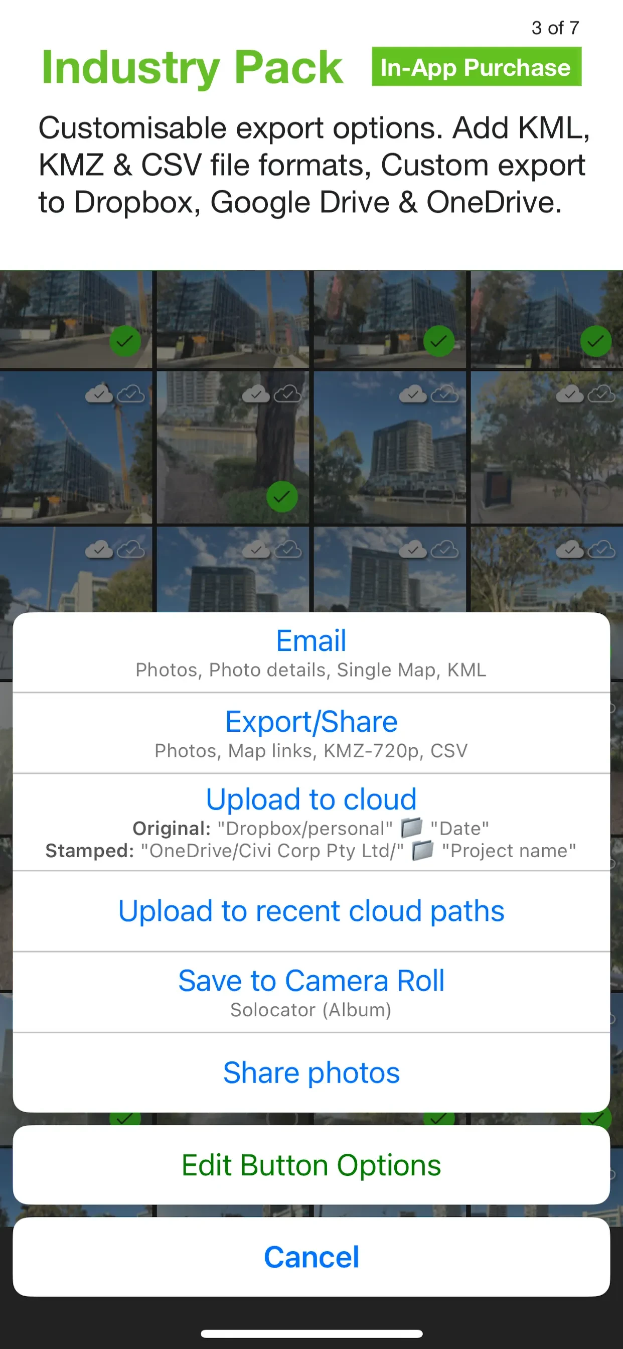 Solocator - GPS Field Camera app store screenshot 6 — Navigation (iOS)