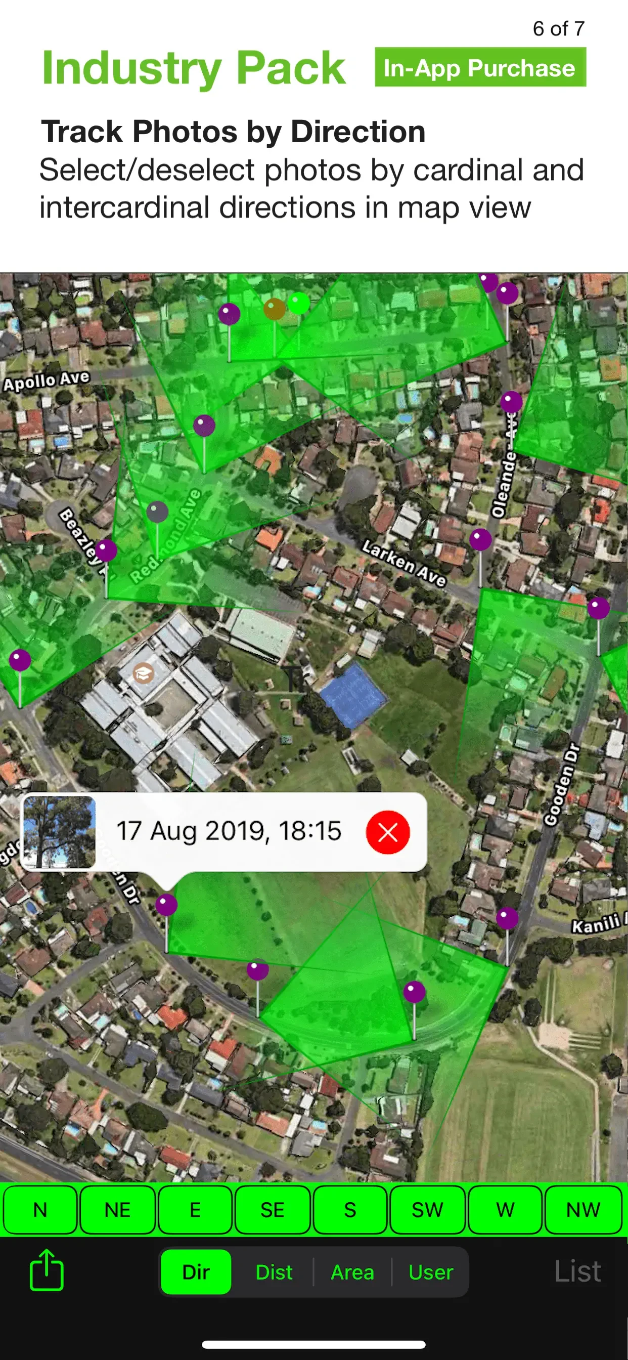 Solocator - GPS Field Camera app store screenshot 9 — Navigation (iOS)