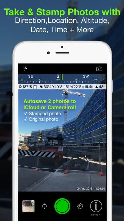 Solocator - GPS Field Camera app store screenshot 1 — Navigation (iOS)