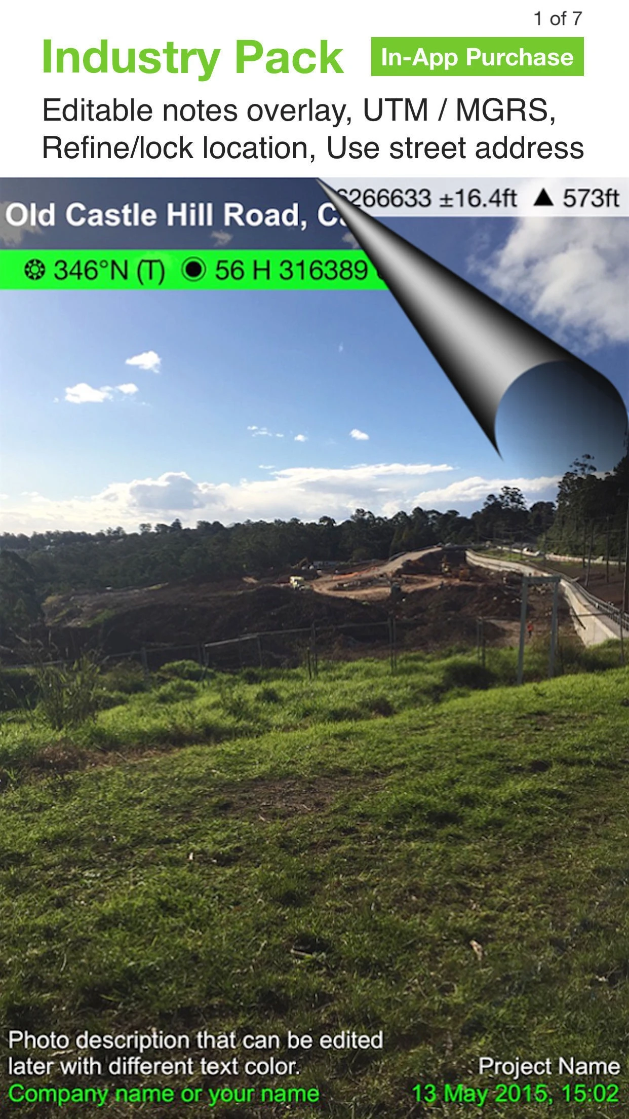 Solocator - GPS Field Camera app store screenshot 4 — Navigation (iOS)