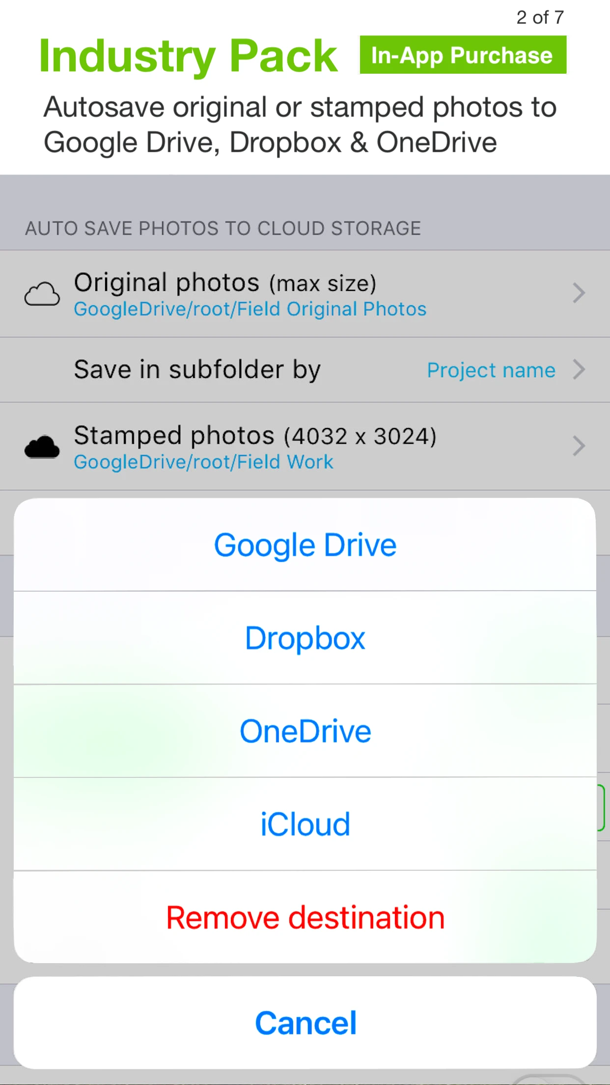 Solocator - GPS Field Camera app store screenshot 5 — Navigation (iOS)