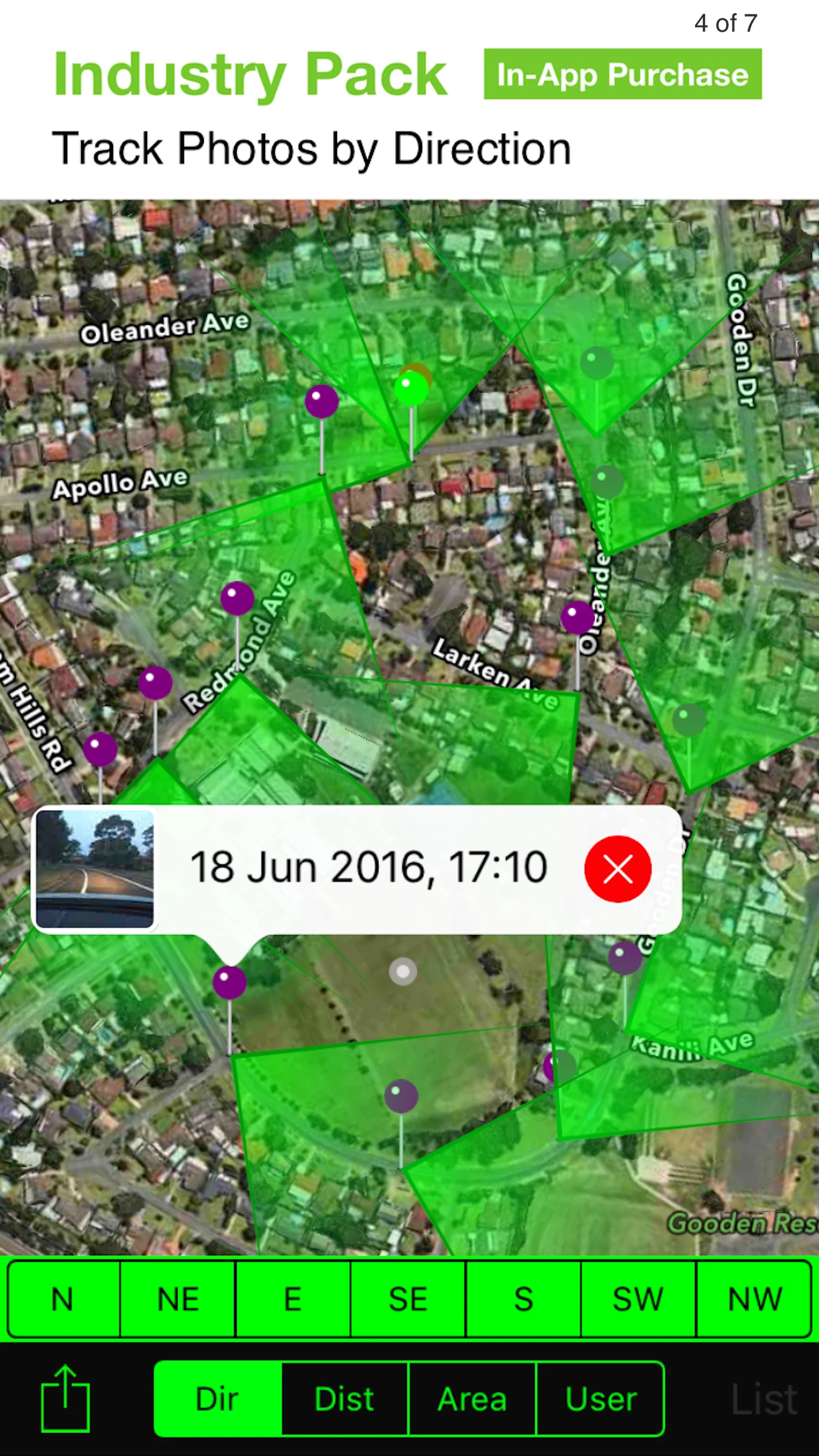 Solocator - GPS Field Camera app store screenshot 7 — Navigation (iOS)