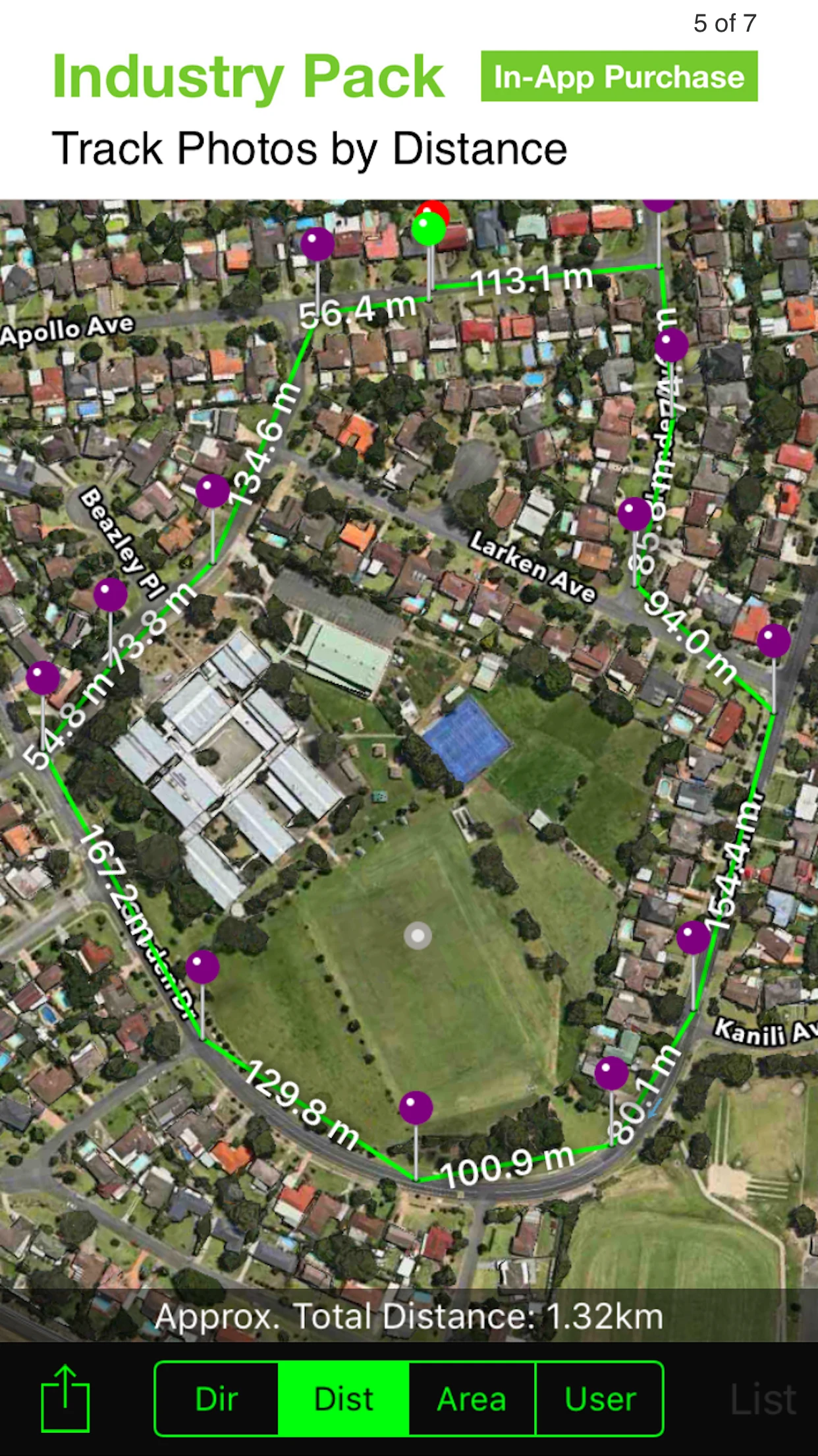 Solocator - GPS Field Camera app store screenshot 8 — Navigation (iOS)