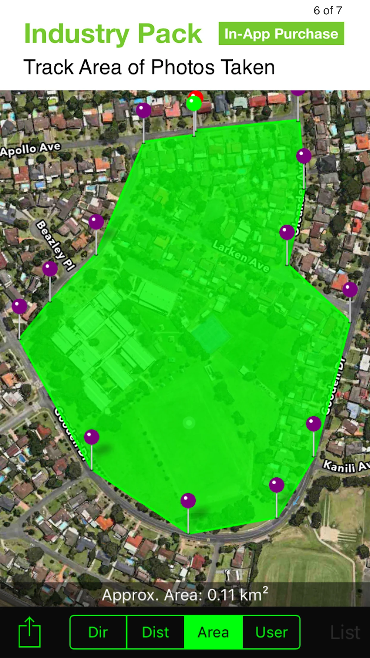 Solocator - GPS Field Camera app store screenshot 9 — Navigation (iOS)