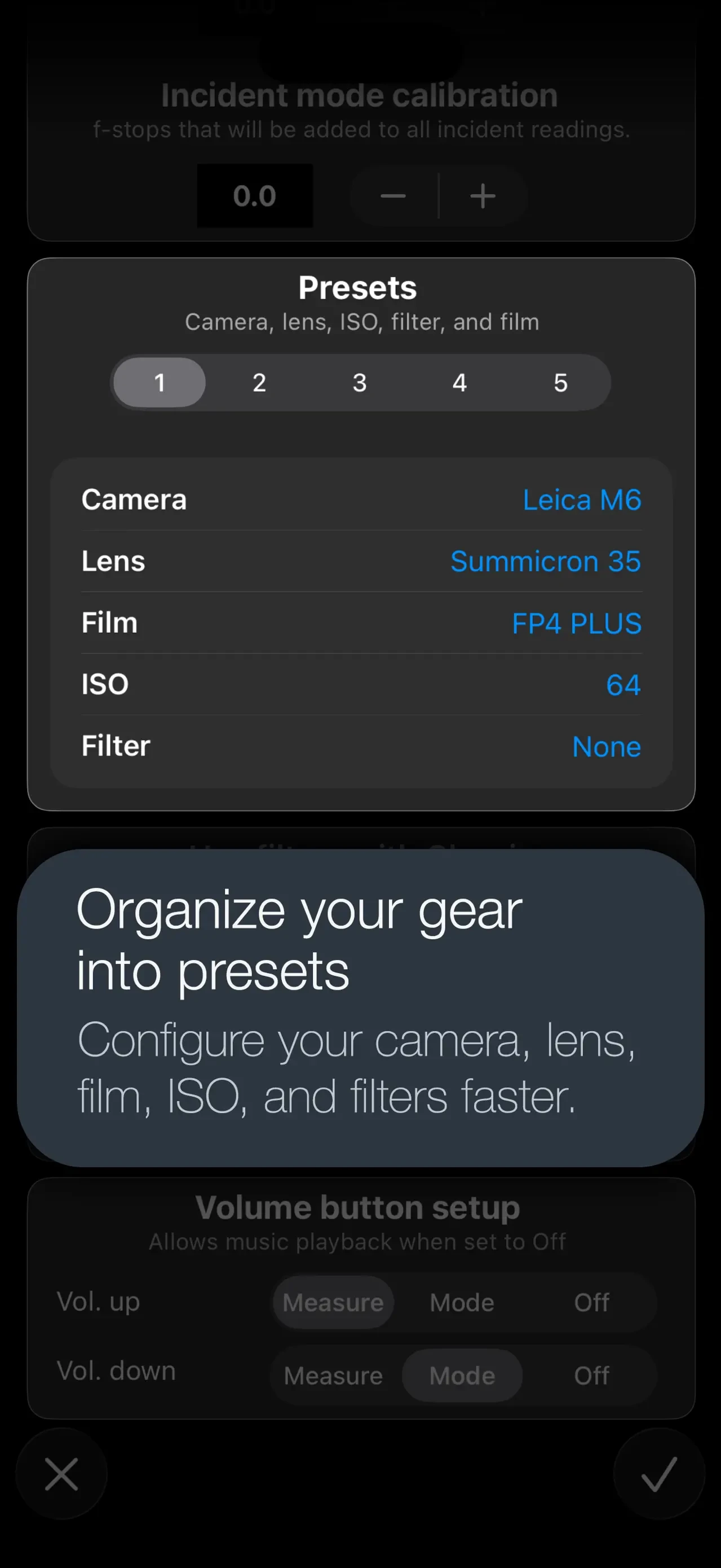 myLightMeter PRO app store screenshot 4 — Photo & Video (iOS)