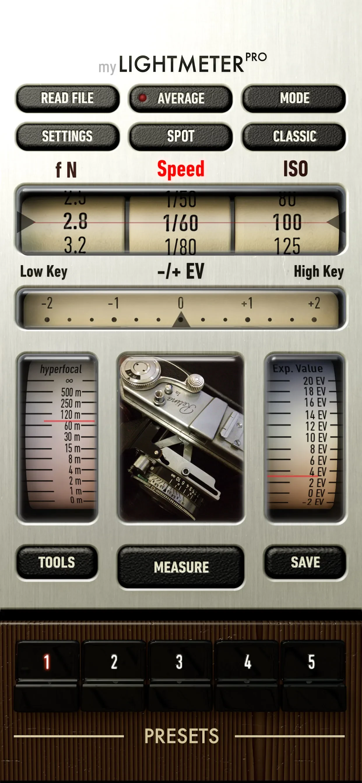 myLightMeter PRO app store screenshot 1 — Photo & Video (iOS)