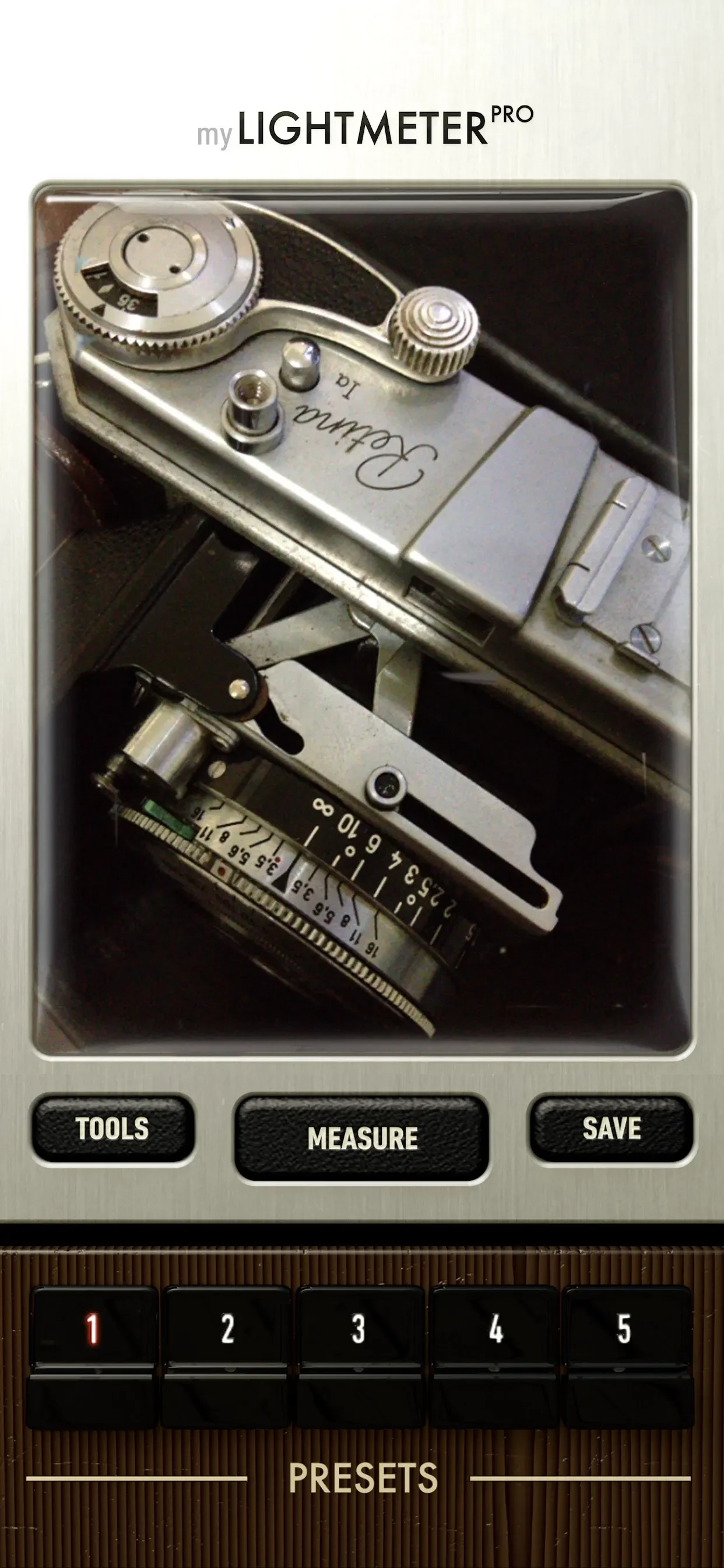 myLightMeter PRO app store screenshot 2 — Photo & Video (iOS)