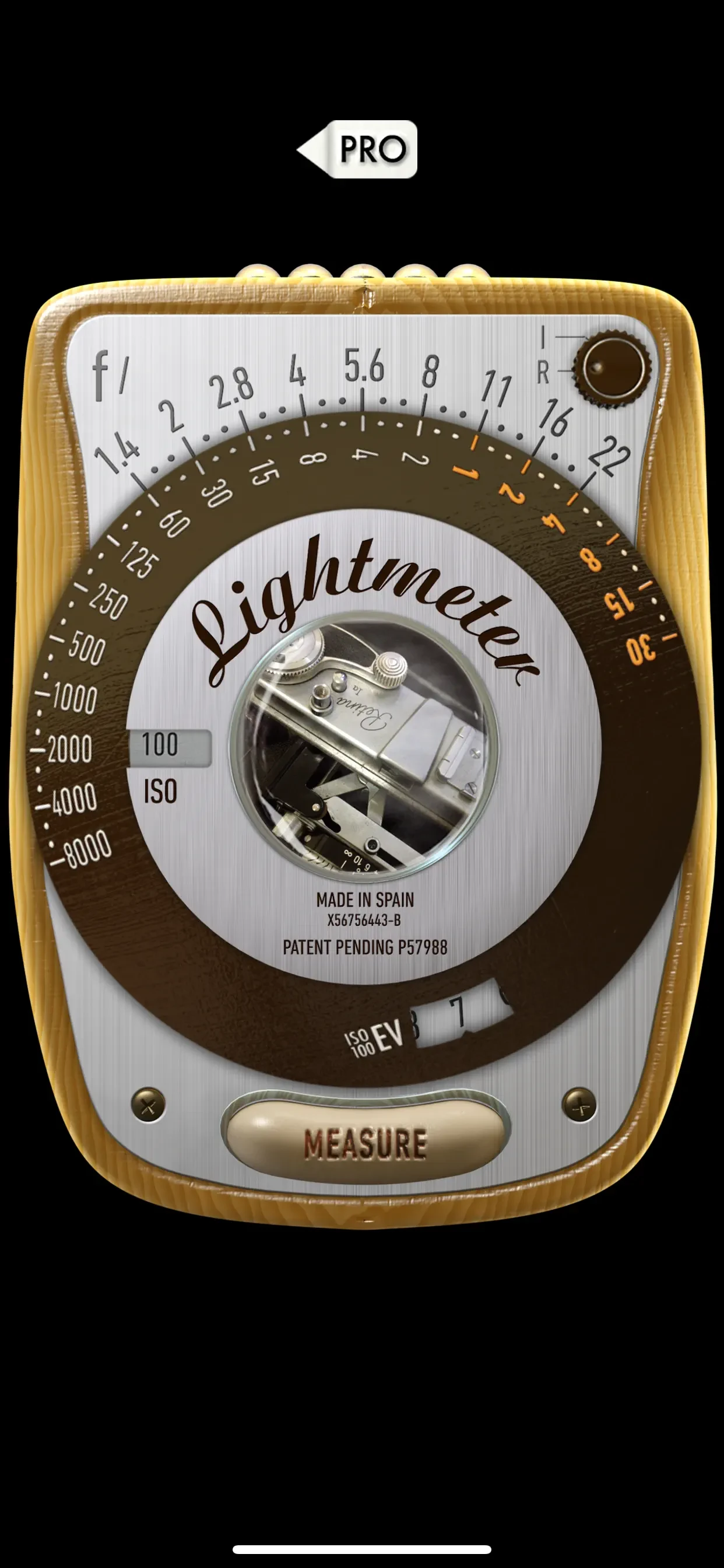 myLightMeter PRO app store screenshot 4 — Photo & Video (iOS)