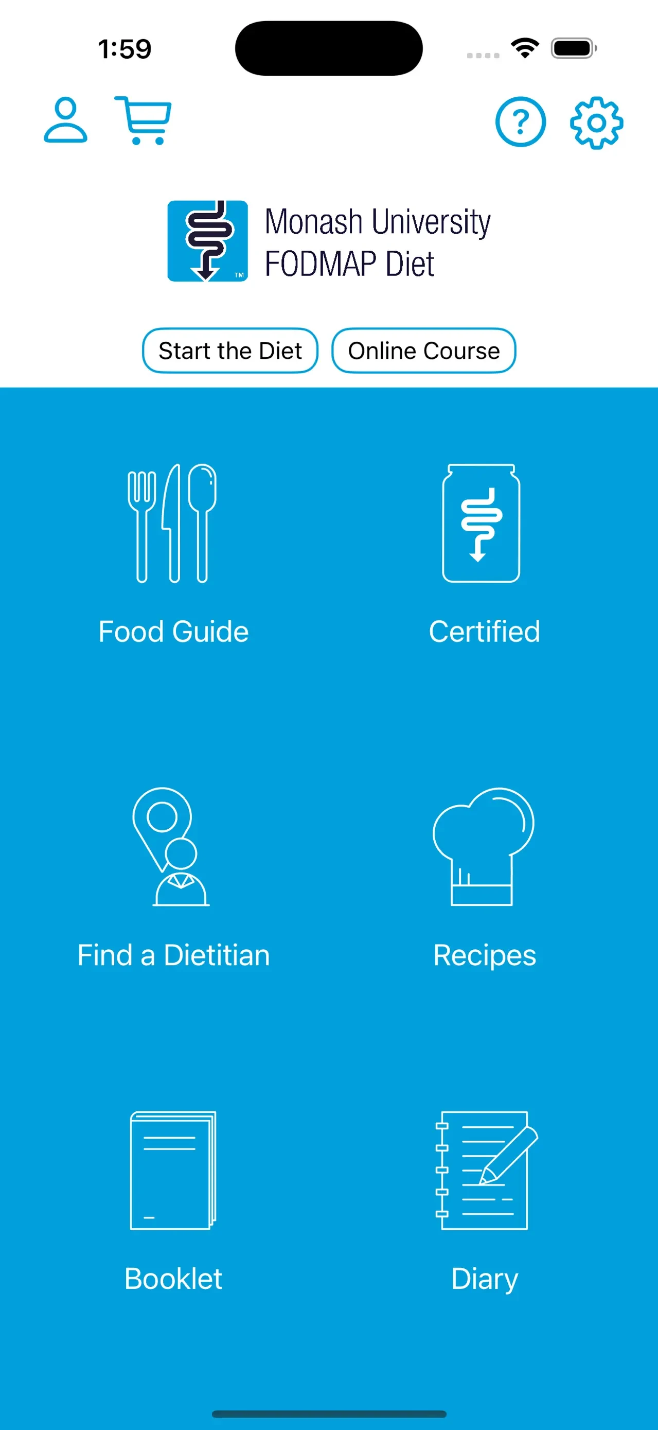 Monash FODMAP Diet app store screenshot 1 — Medical (iOS)