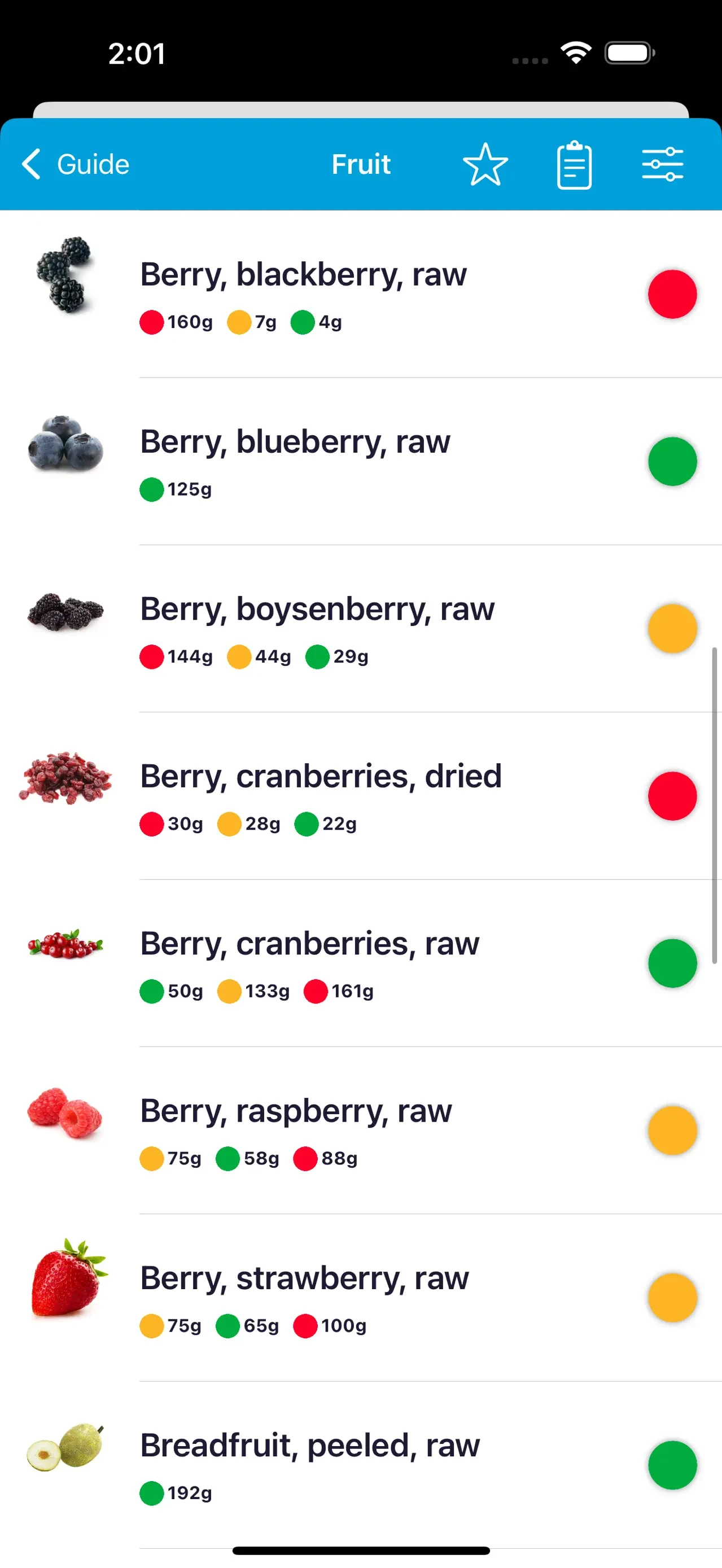 Monash FODMAP Diet app store screenshot 2 — Medical (iOS)