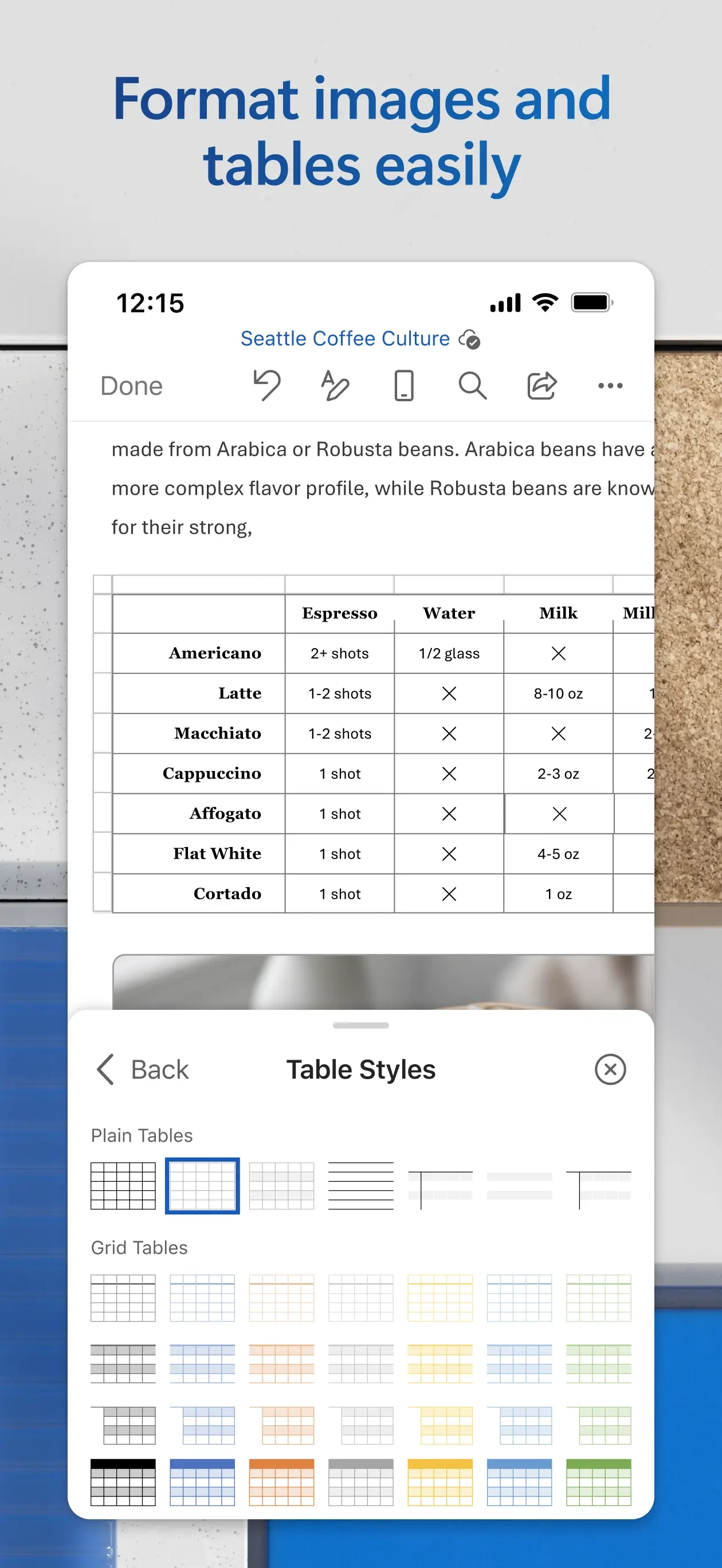Microsoft Word app store screenshot 4 — Productivity (iOS)