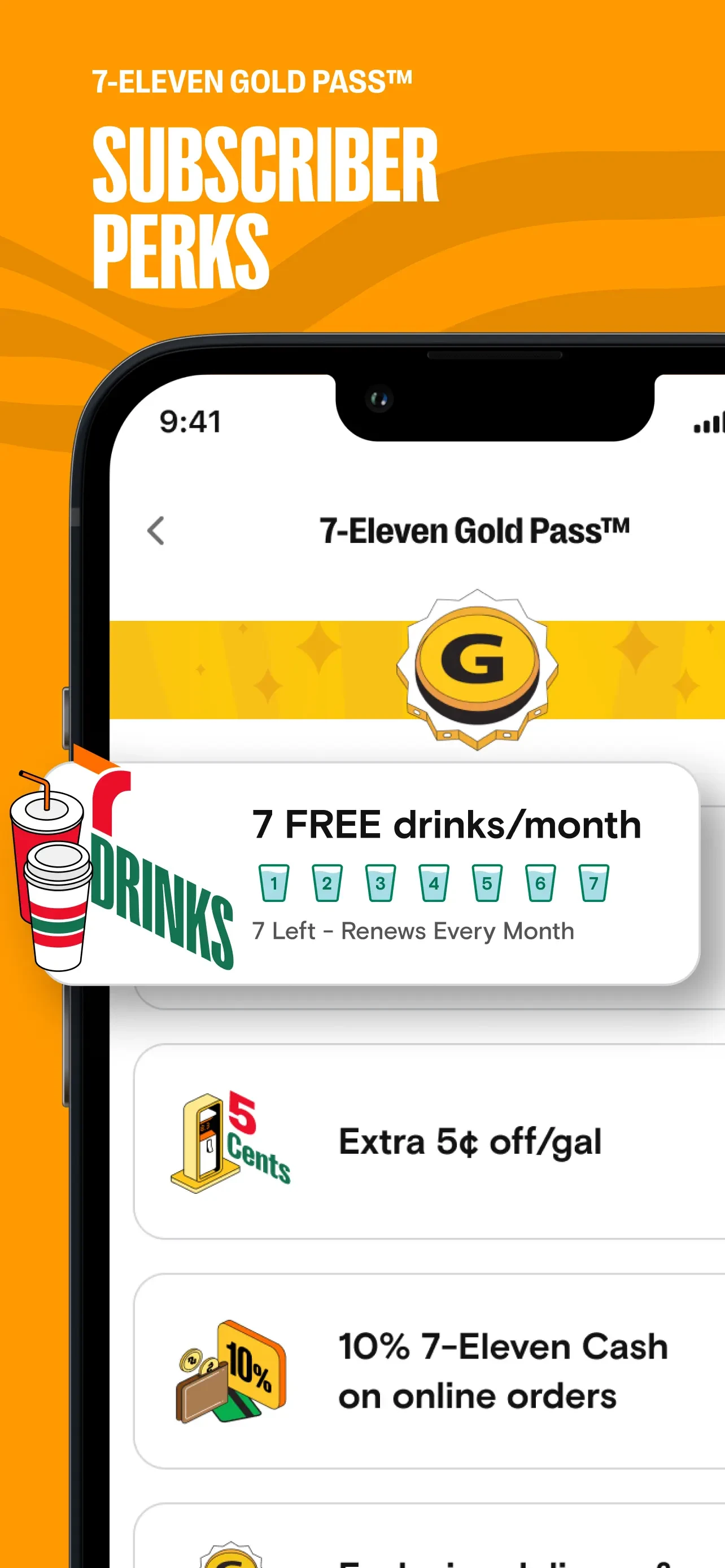 7-Eleven: Rewards & Shopping app store screenshot 3 — Food & Drink (iOS)