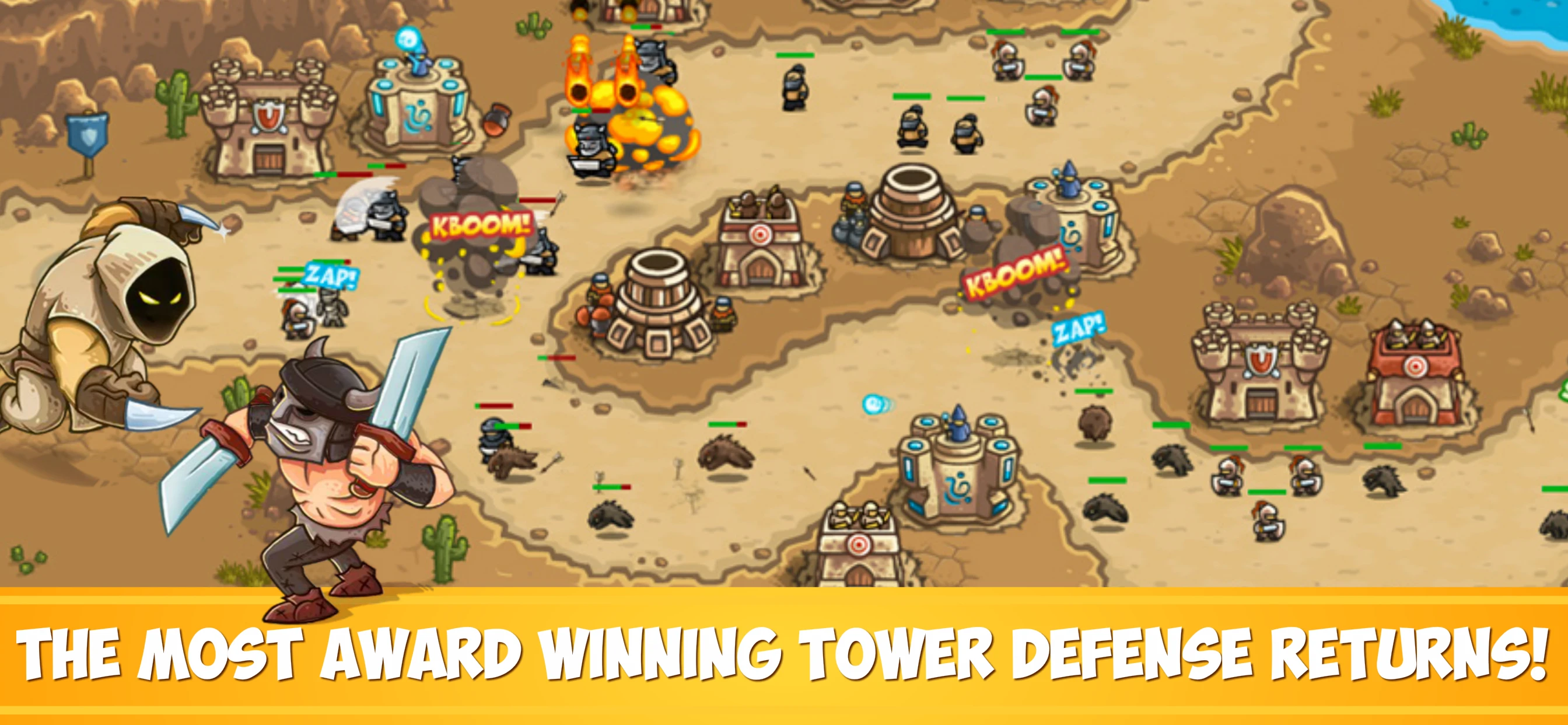 Kingdom Rush Frontiers TD app store screenshot 1 — Games (iOS)