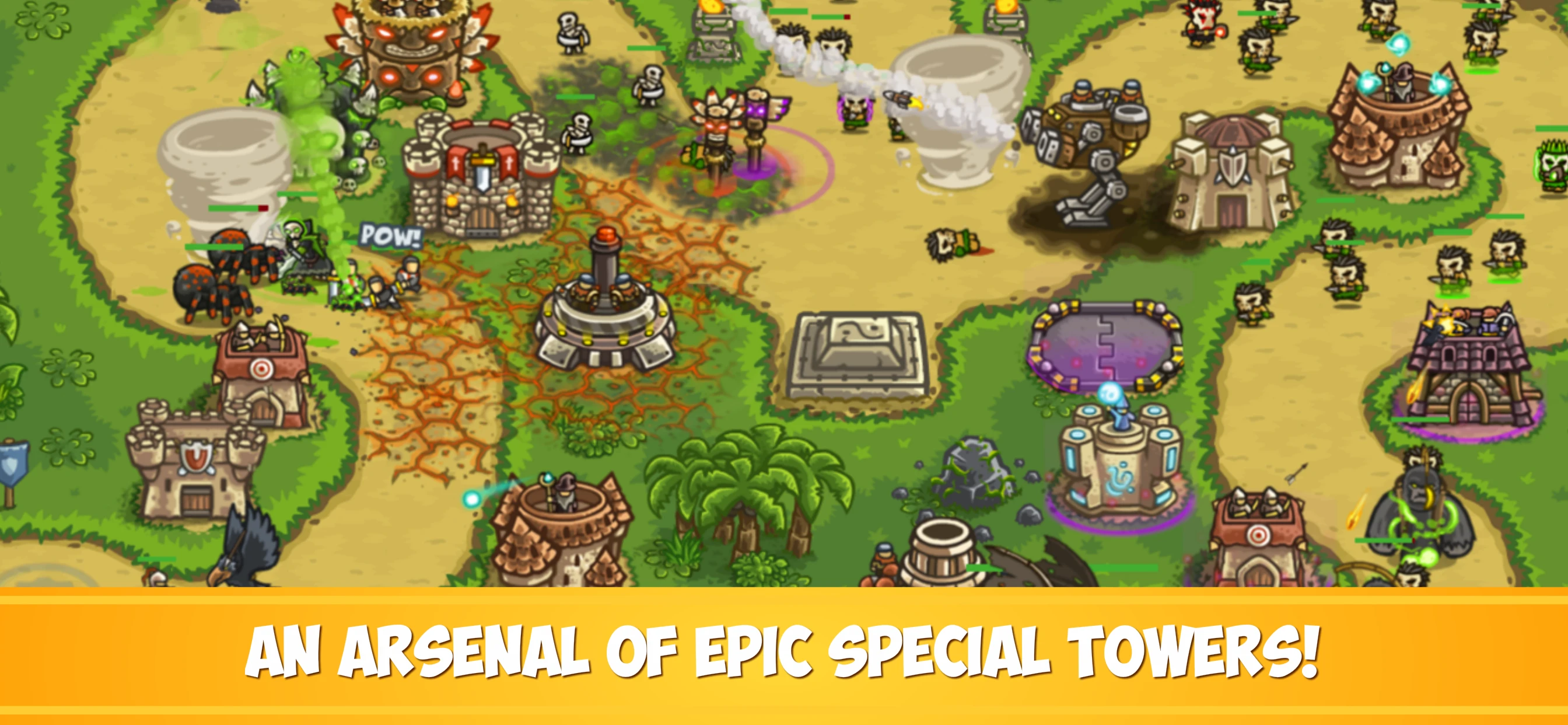 Kingdom Rush Frontiers TD app store screenshot 4 — Games (iOS)