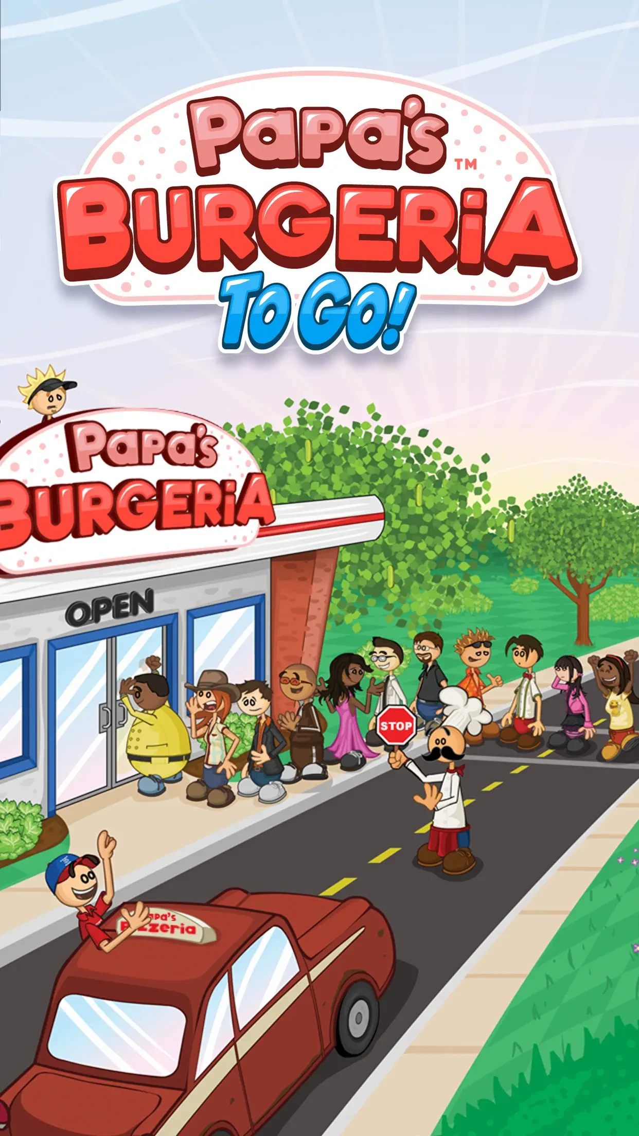 Papa's Burgeria To Go! app store screenshot 1 — Games (iOS)