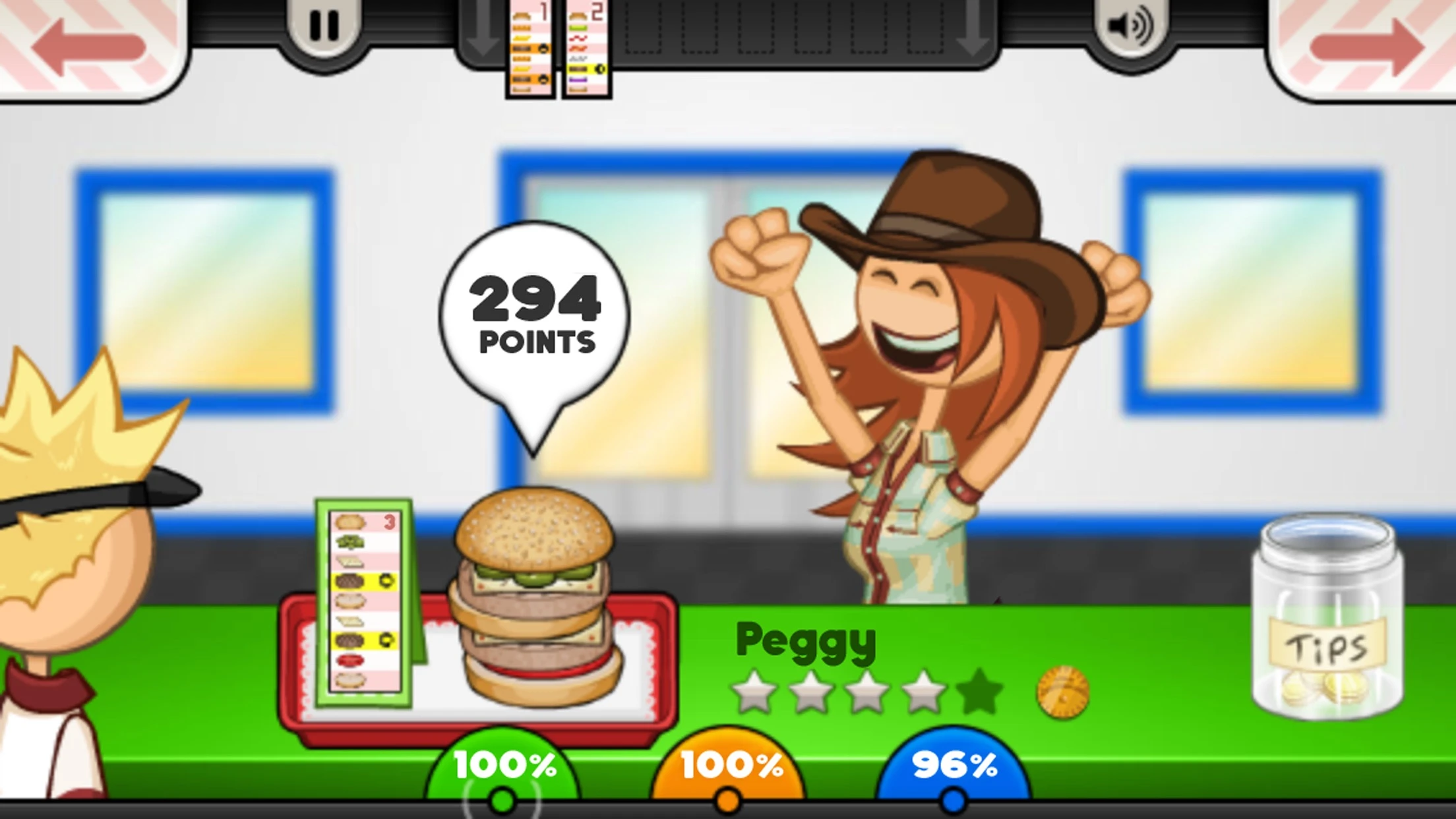 Papa's Burgeria To Go! app store screenshot 5 — Games (iOS)