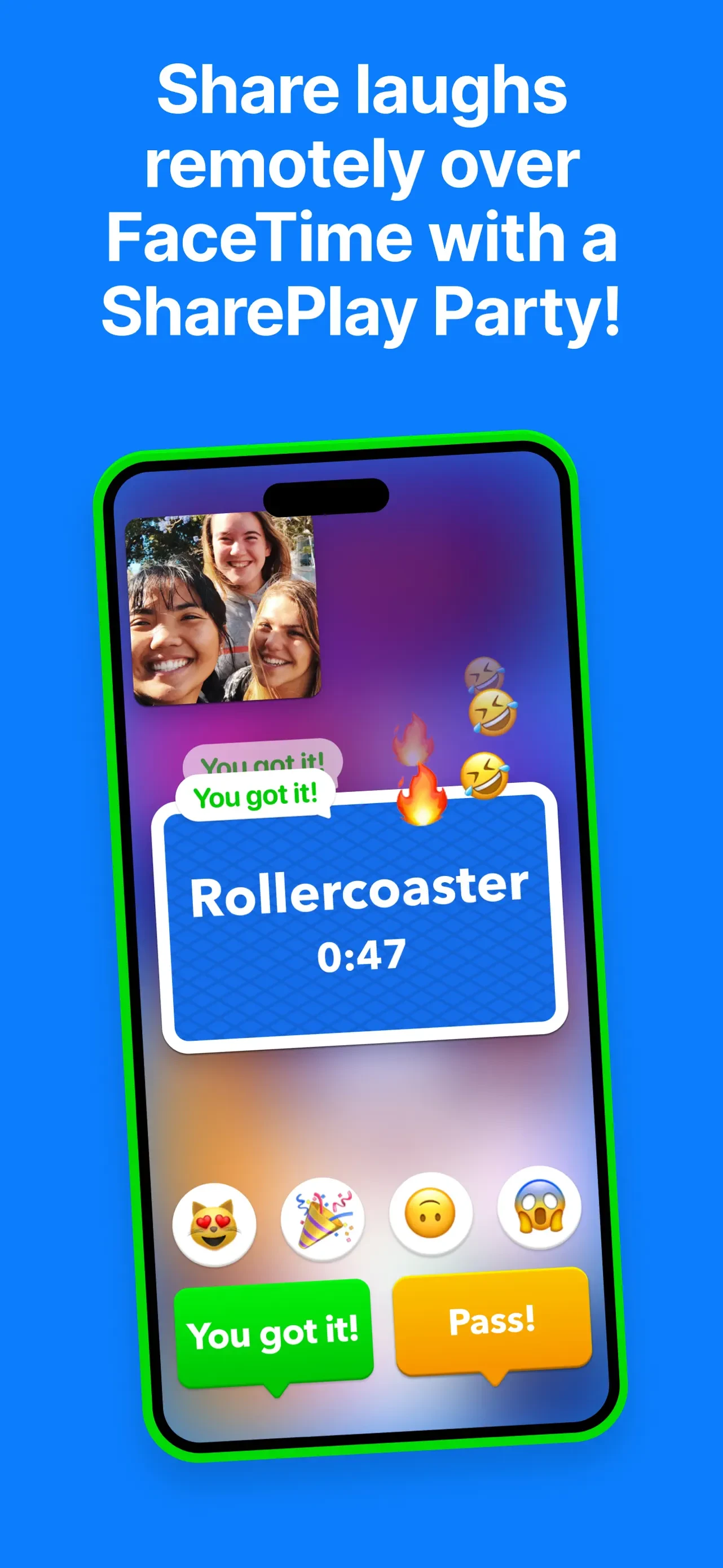 Heads Up! app store screenshot 3 — Games (iOS)