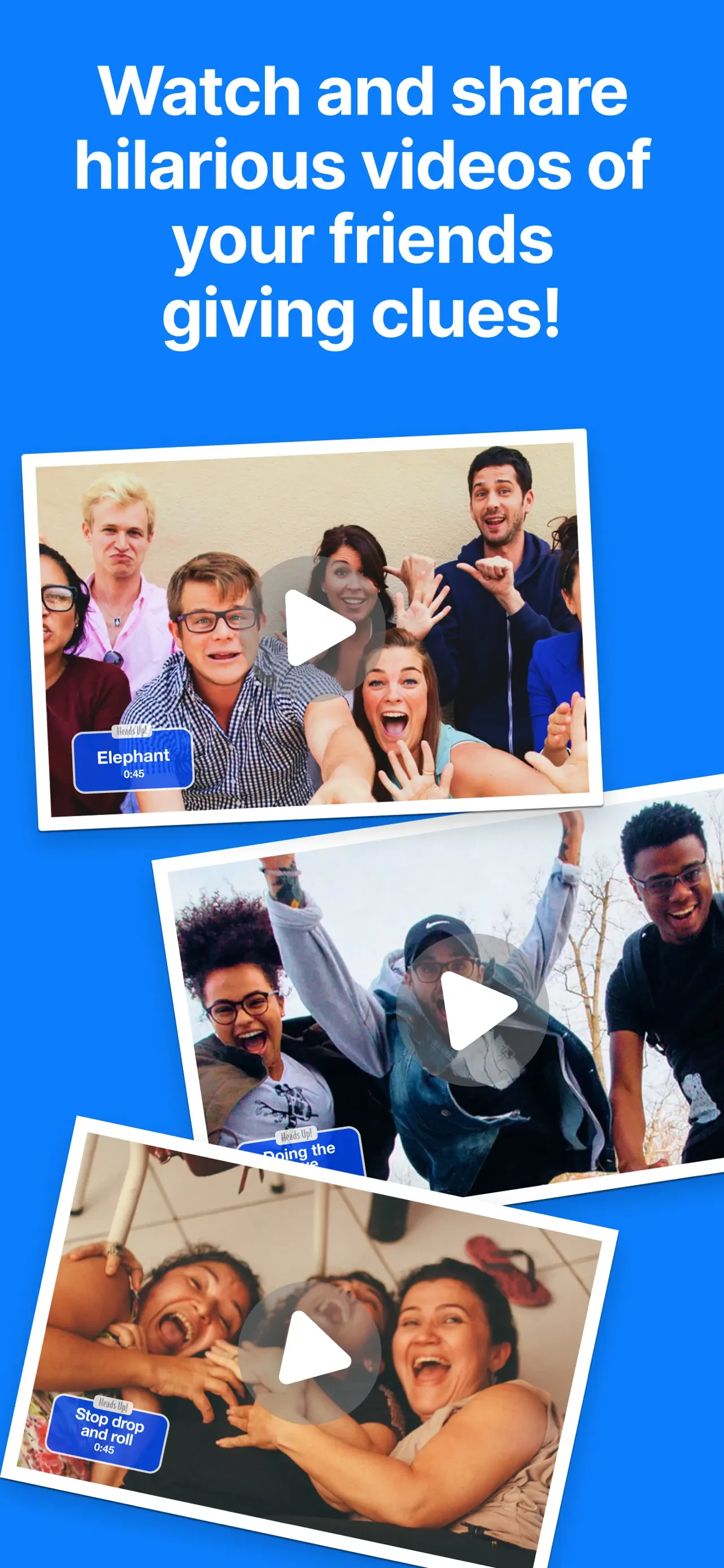 Heads Up! app store screenshot 5 — Games (iOS)