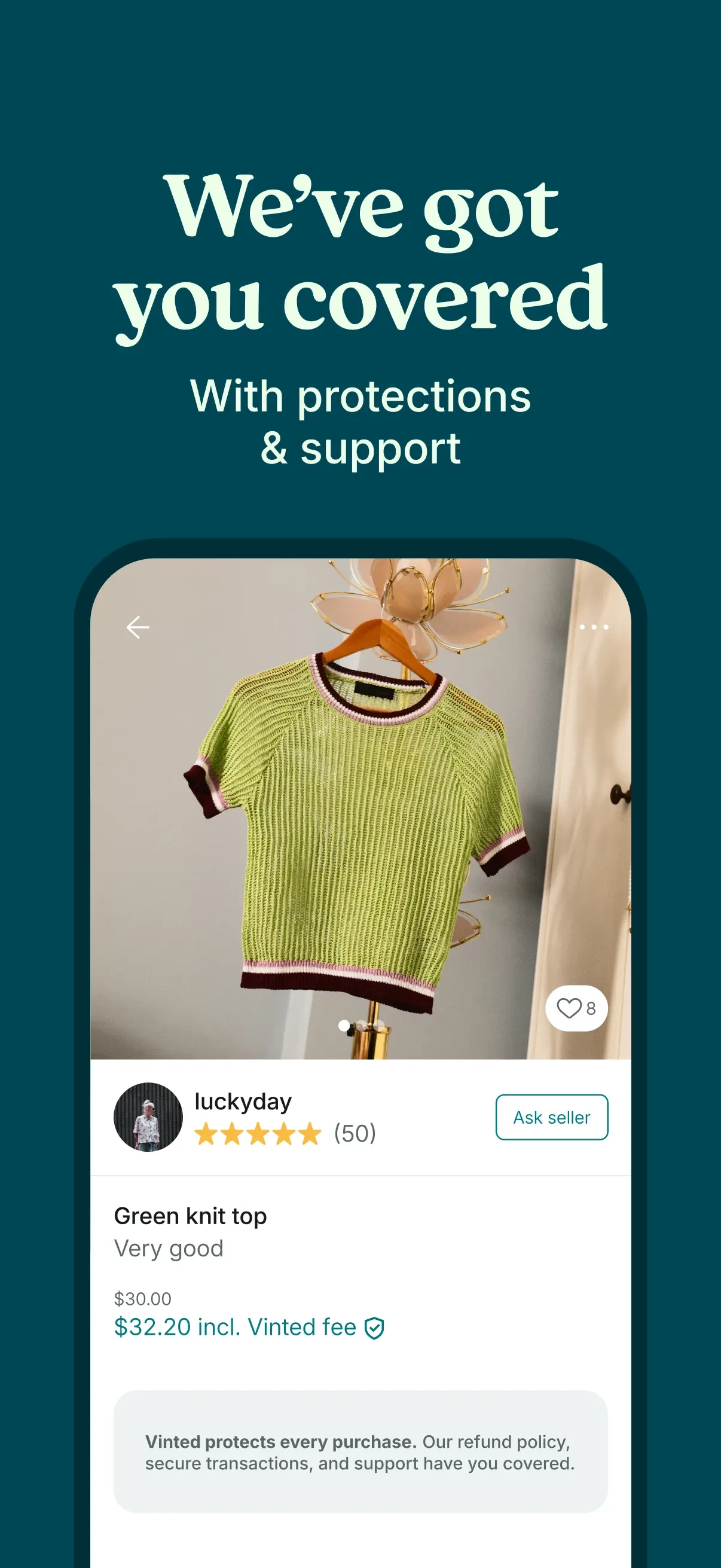 Vinted: Pre-loved marketplace app store screenshot 3 — Shopping (iOS)