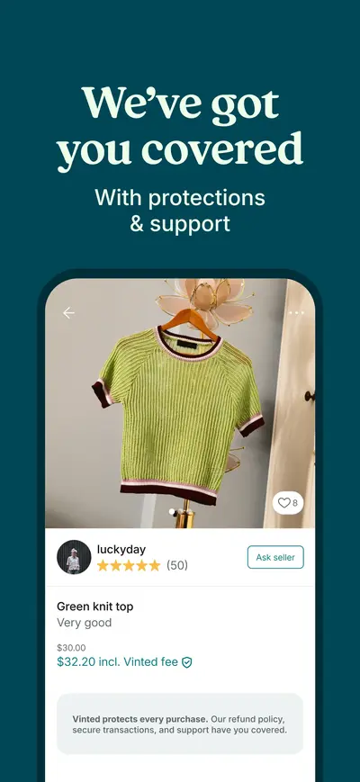 Vinted: Pre-loved marketplace app store screenshot 3 — Shopping (iOS)