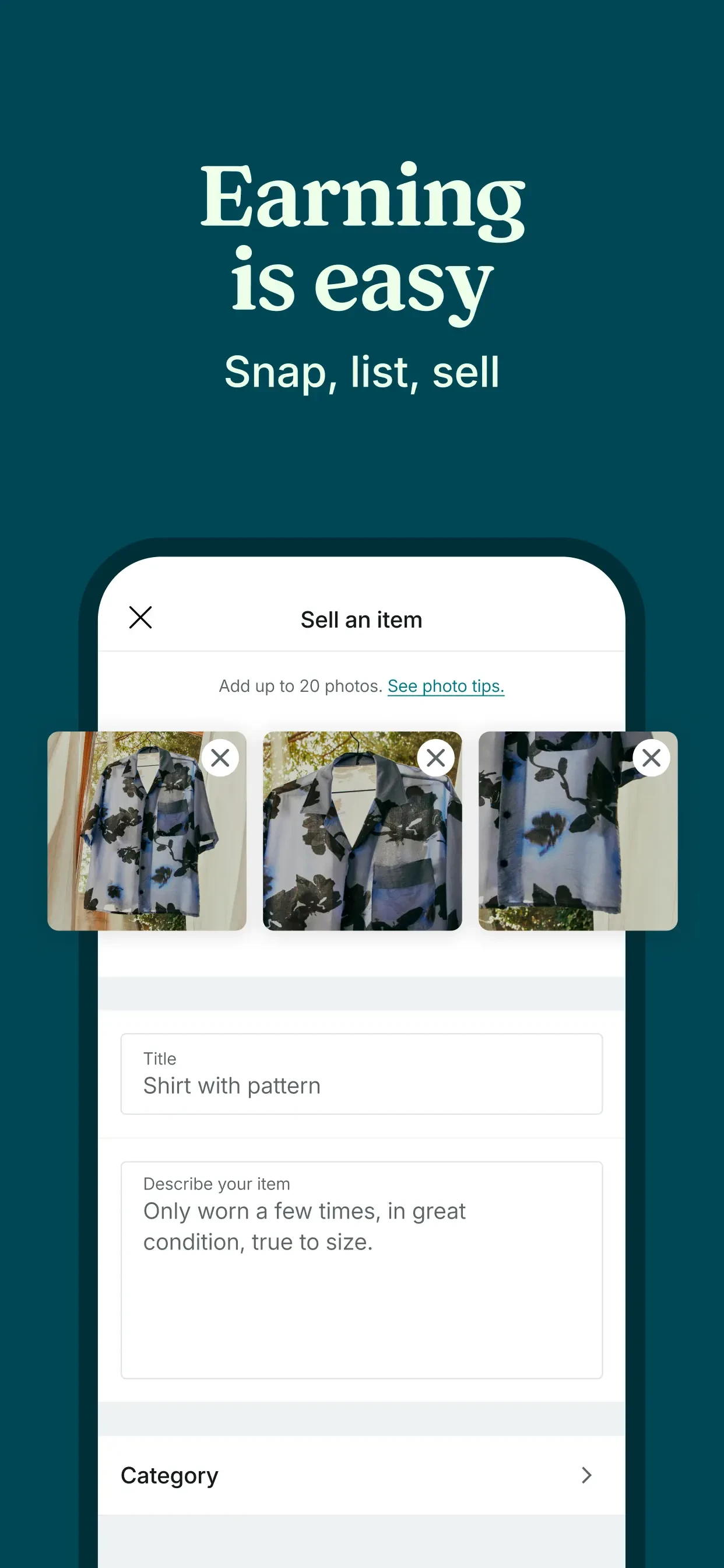 Vinted: Pre-loved marketplace app store screenshot 2 — Shopping (iOS)