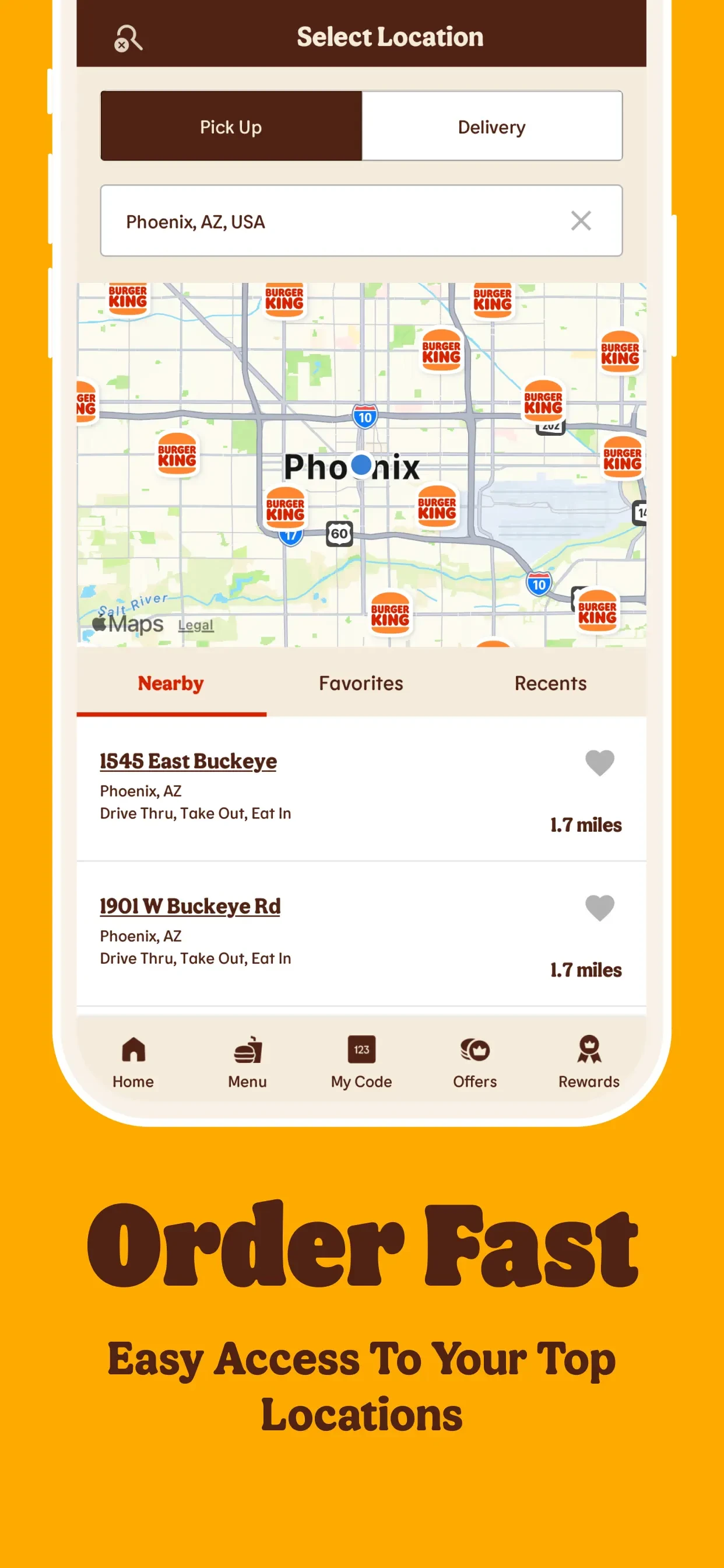 BURGER KING® App app store screenshot 7 — Unknown (iOS)
