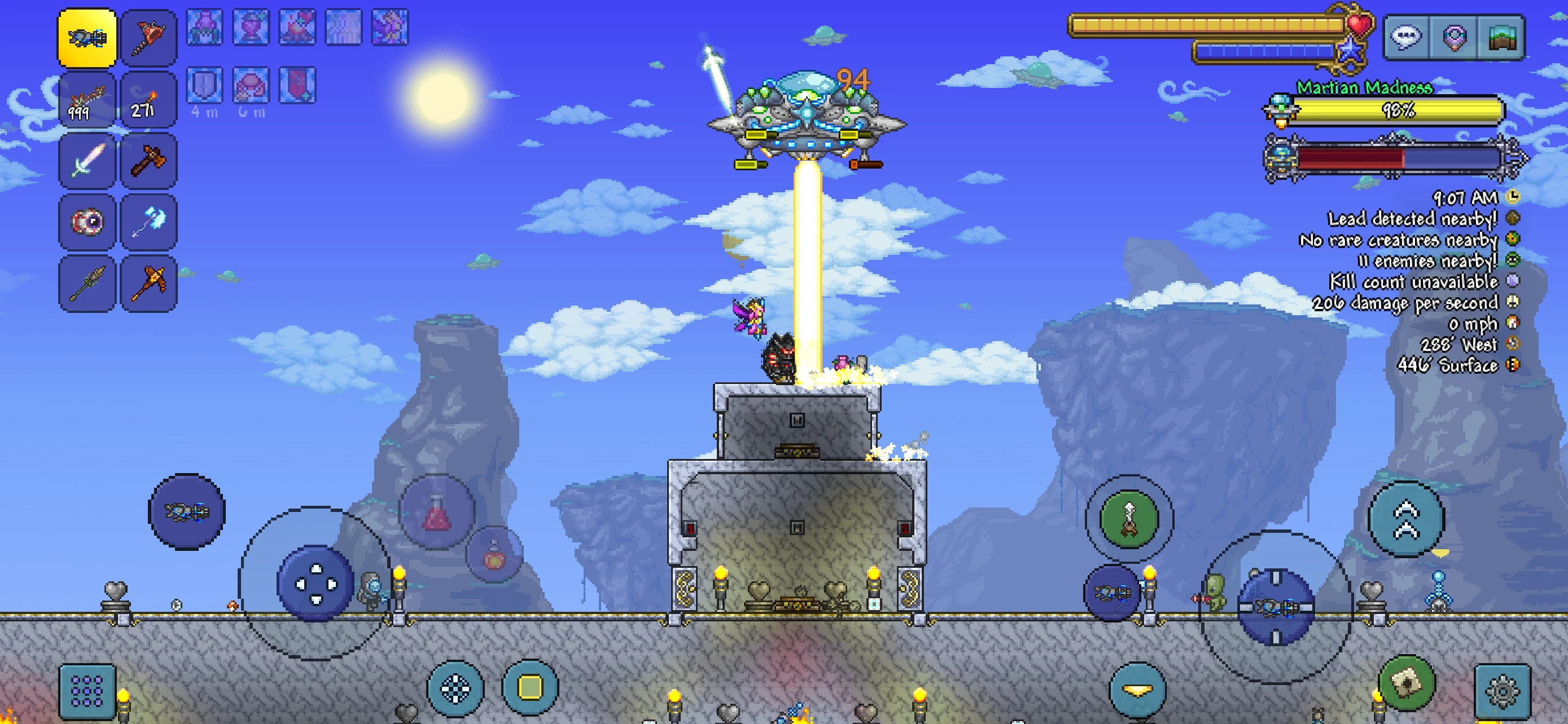 Terraria app store screenshot 7 — Games (iOS)