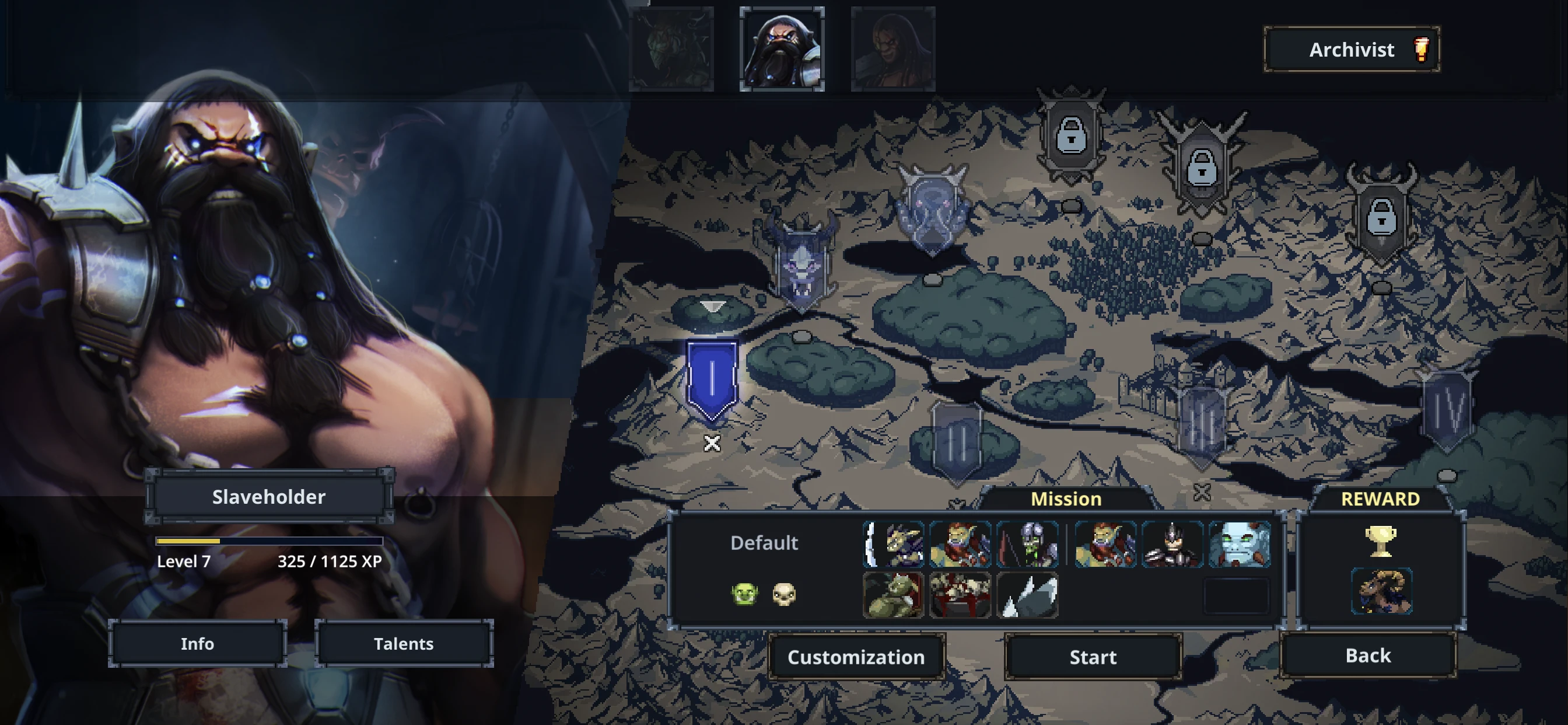 Legend of Keepers app store screenshot 4 — Games (iOS)