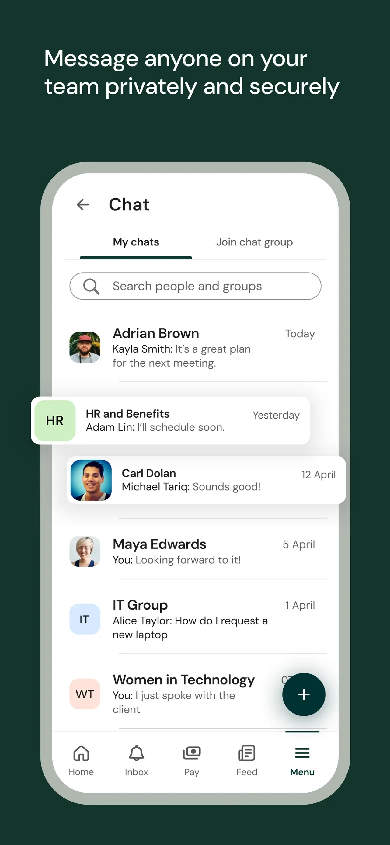 UKG Pro app store screenshot 3 — Unknown (iOS)
